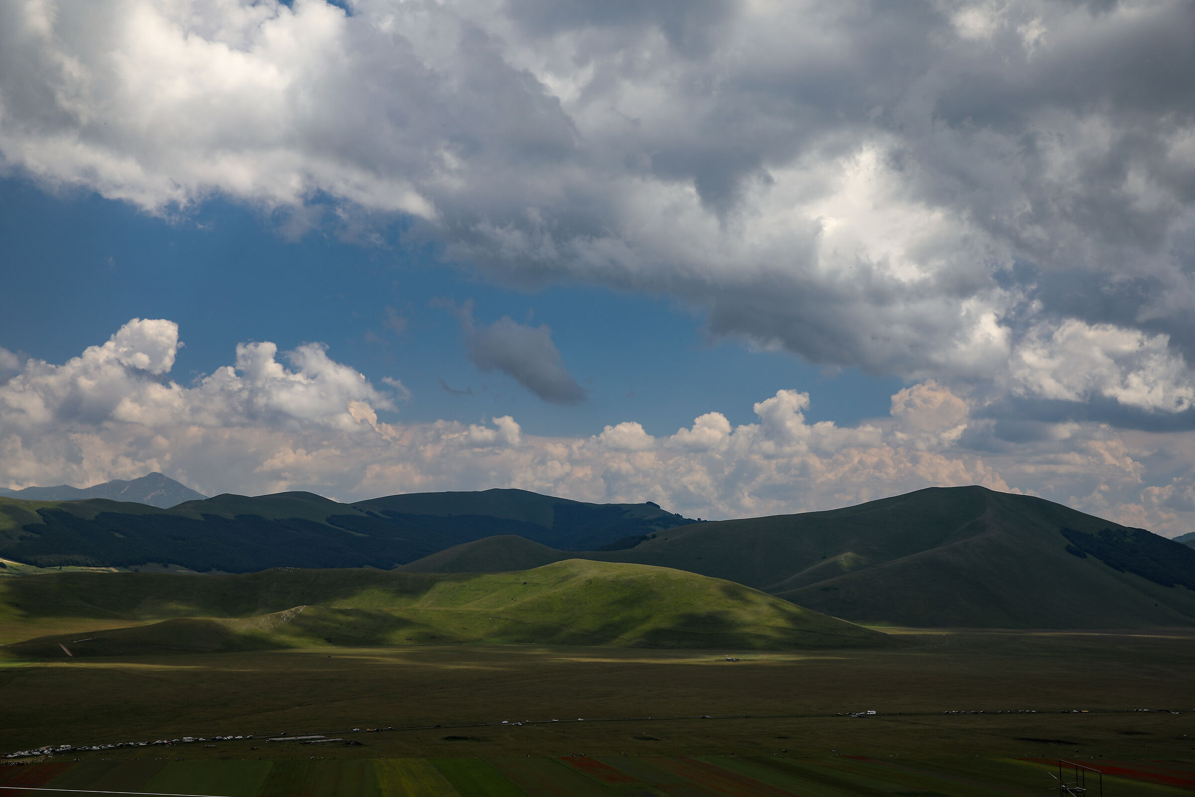 Overview of Castelluccio di Norcia