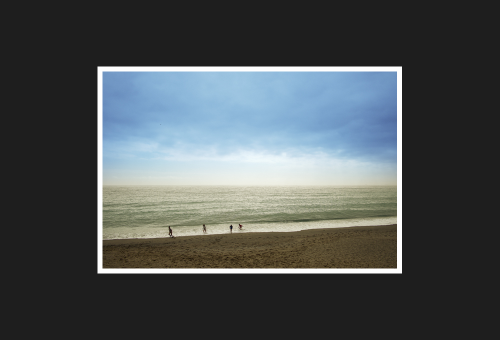 Four Boys and a Dog Under the Blue Sky, 2017
