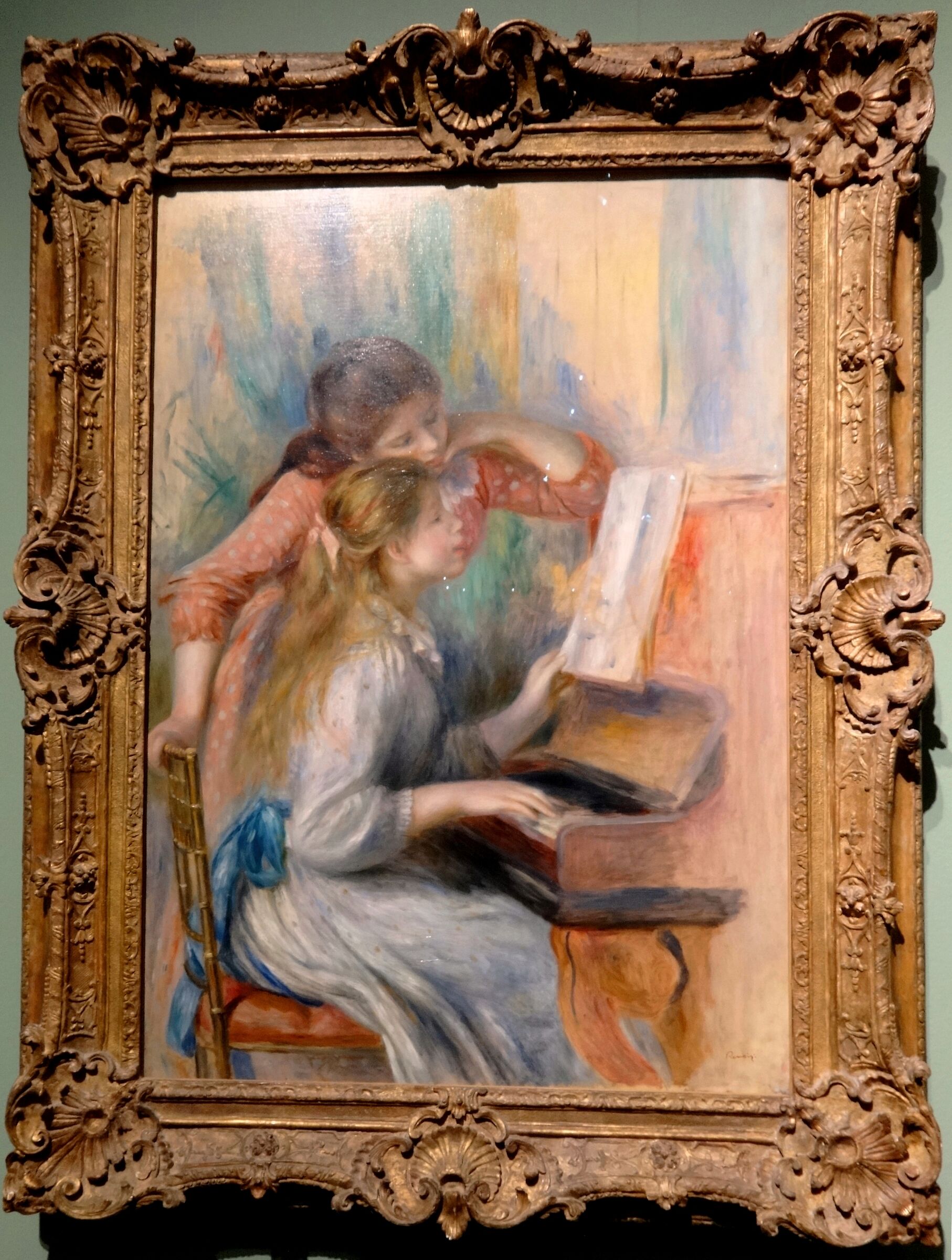 Jean-Auguste Renoir "Girls on the Piano"
