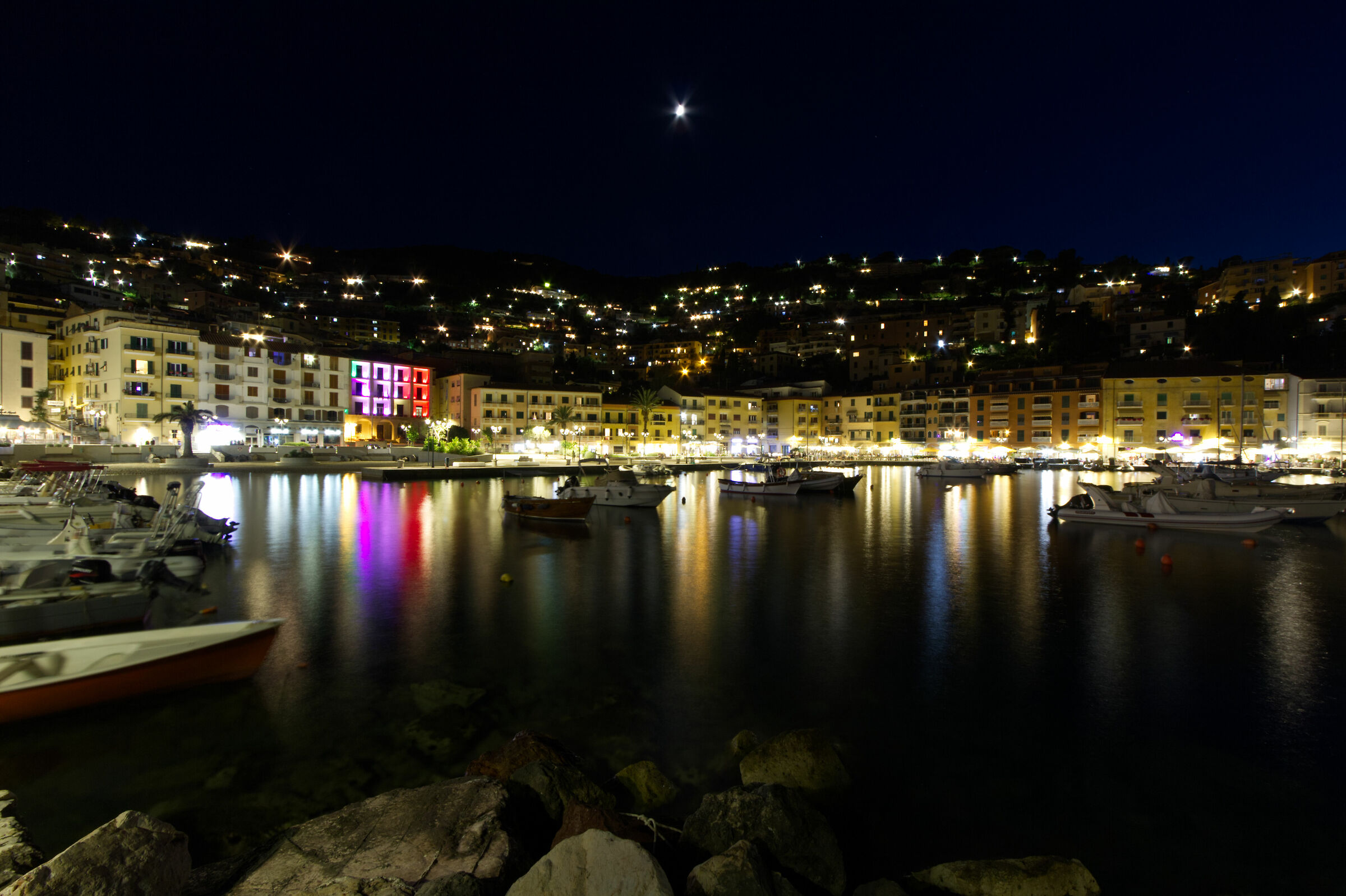 Porto S.Stefano,il porto e le sue luci