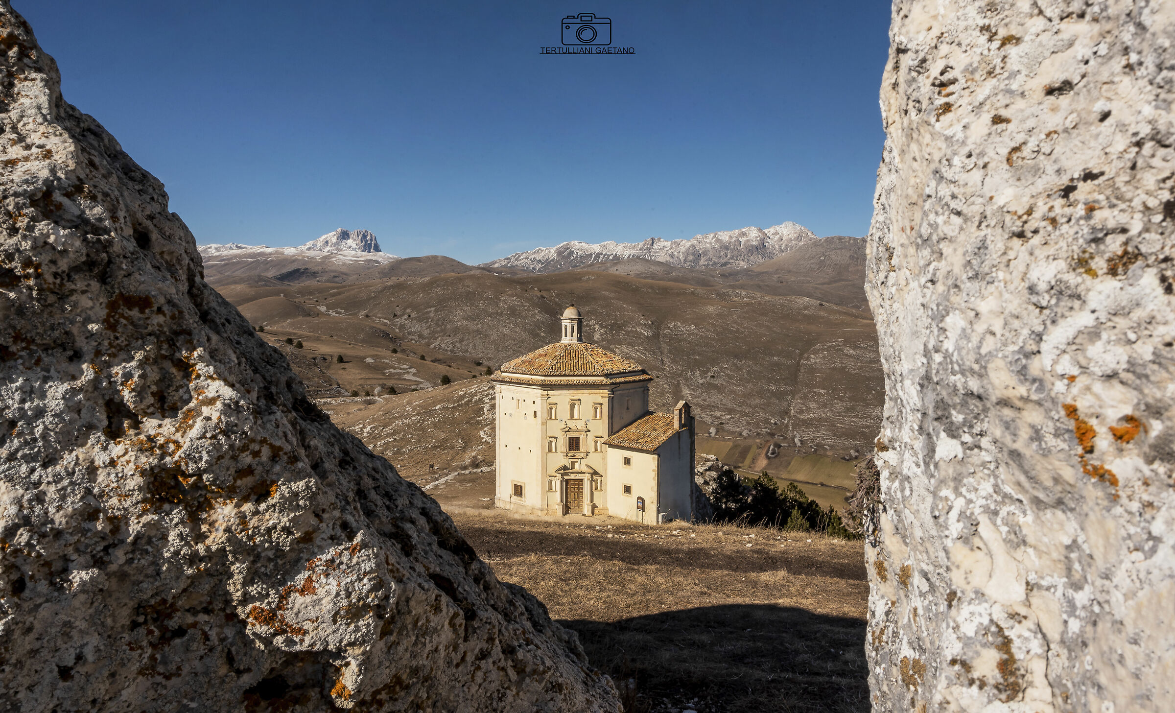 Calascio Rock Church