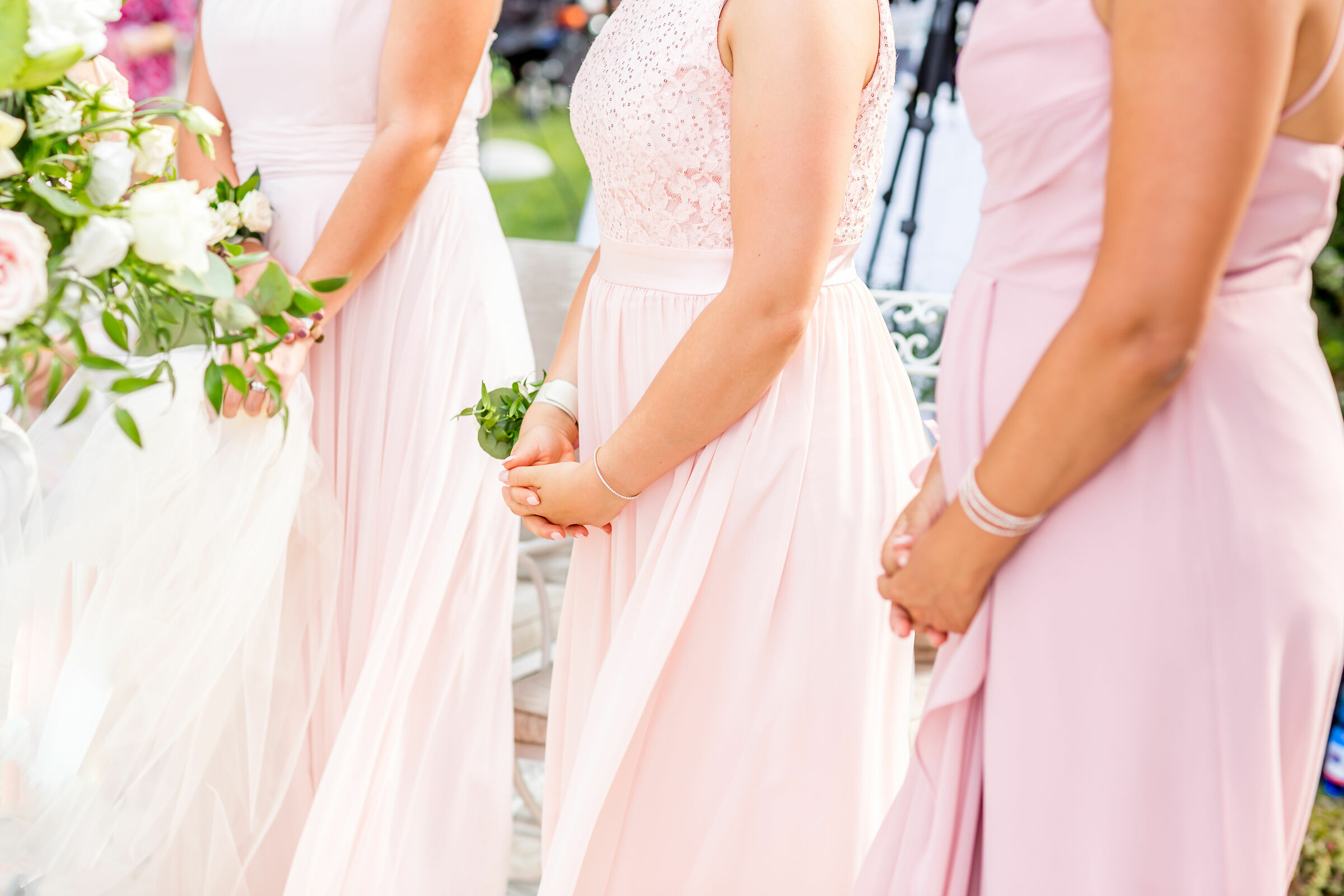 The Bridesmaids in Pink