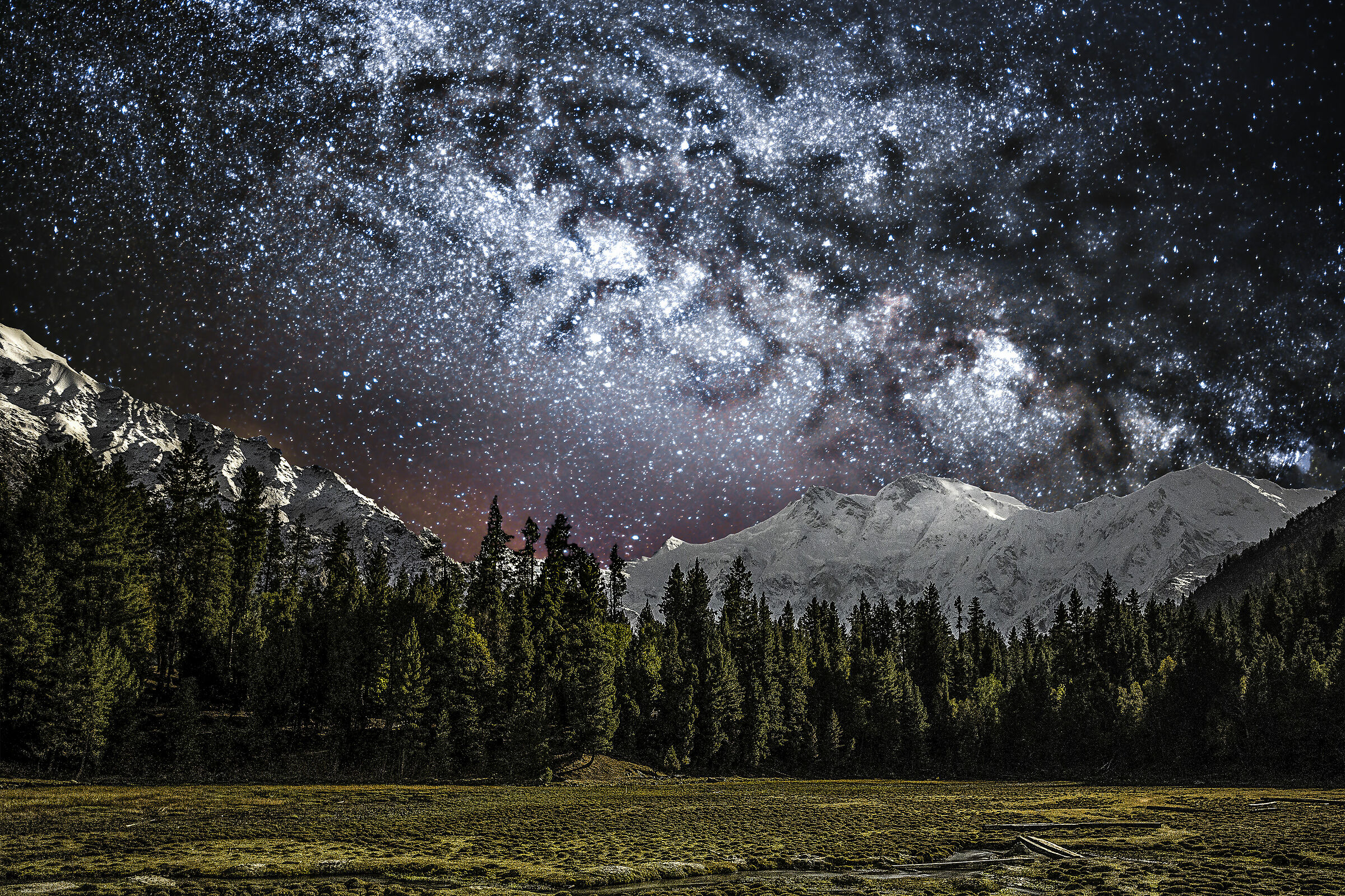Milky Way on Nanga Parbat