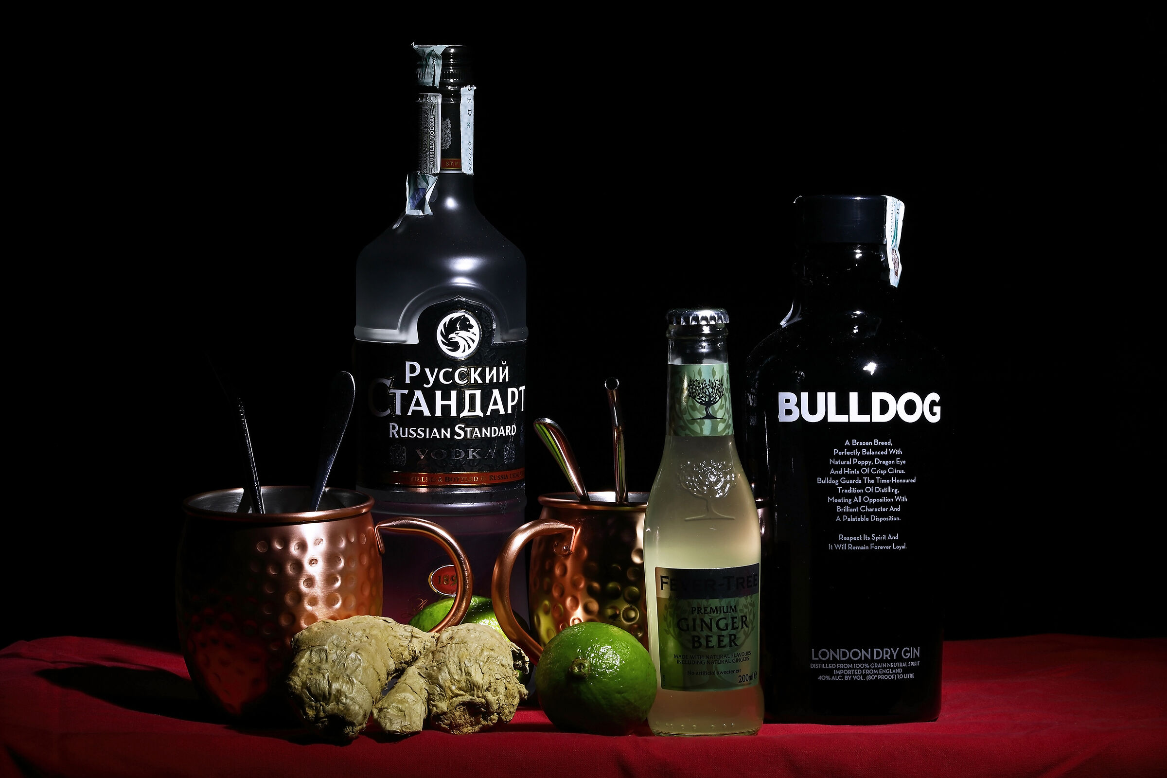 Moscow and London Mules for two