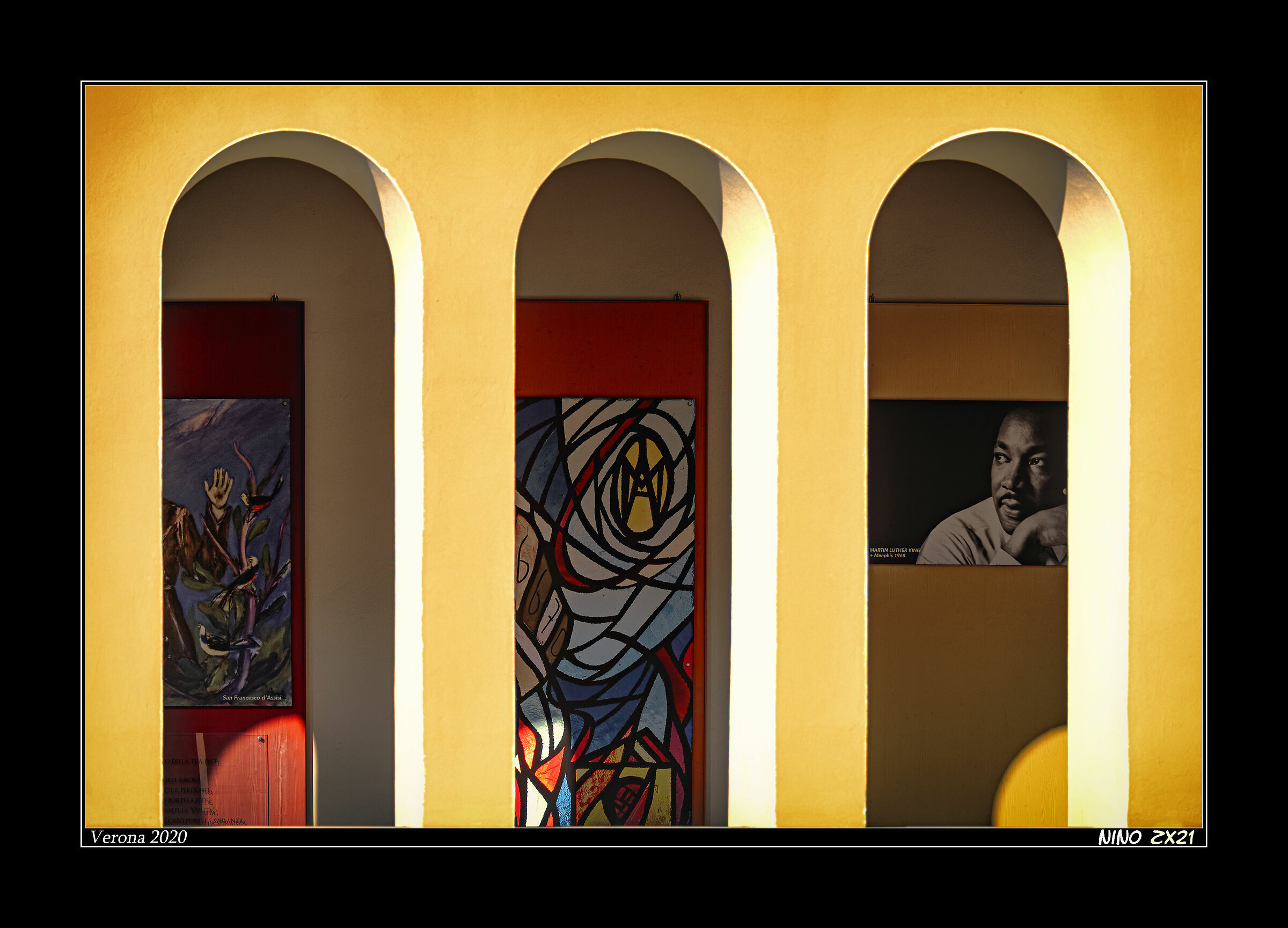 Between religion and politics.