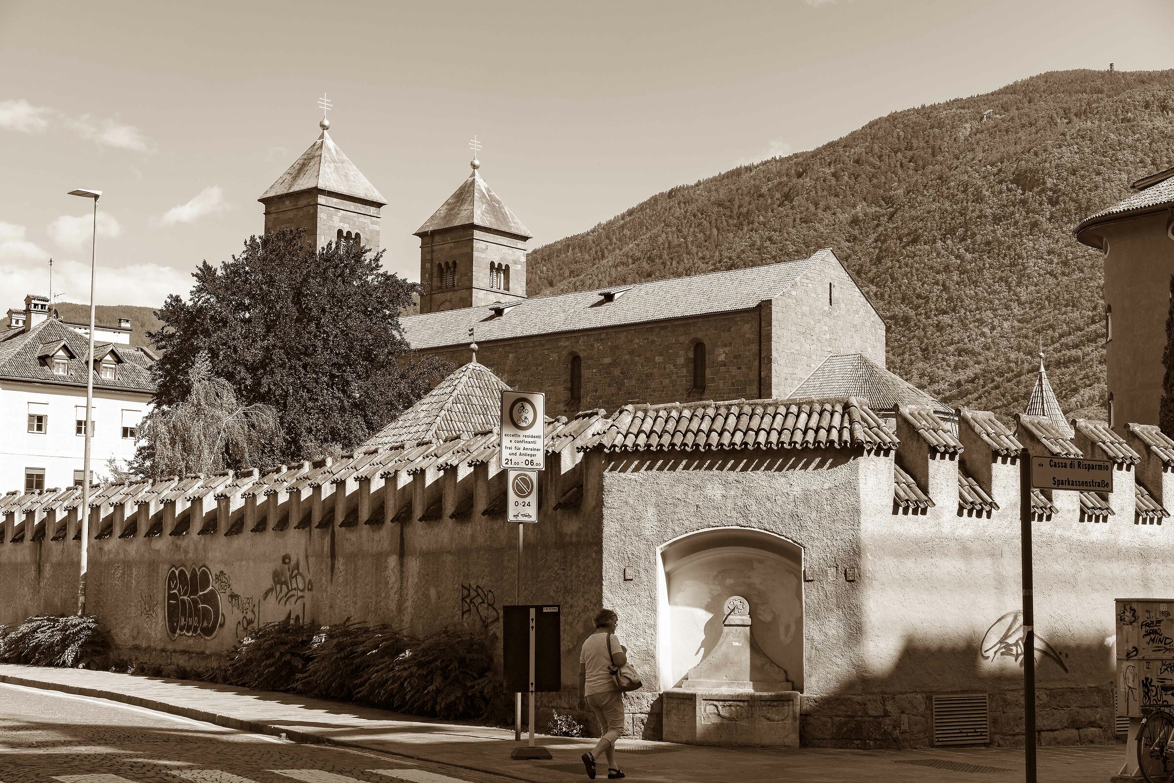 Behind the Franciscan Convent