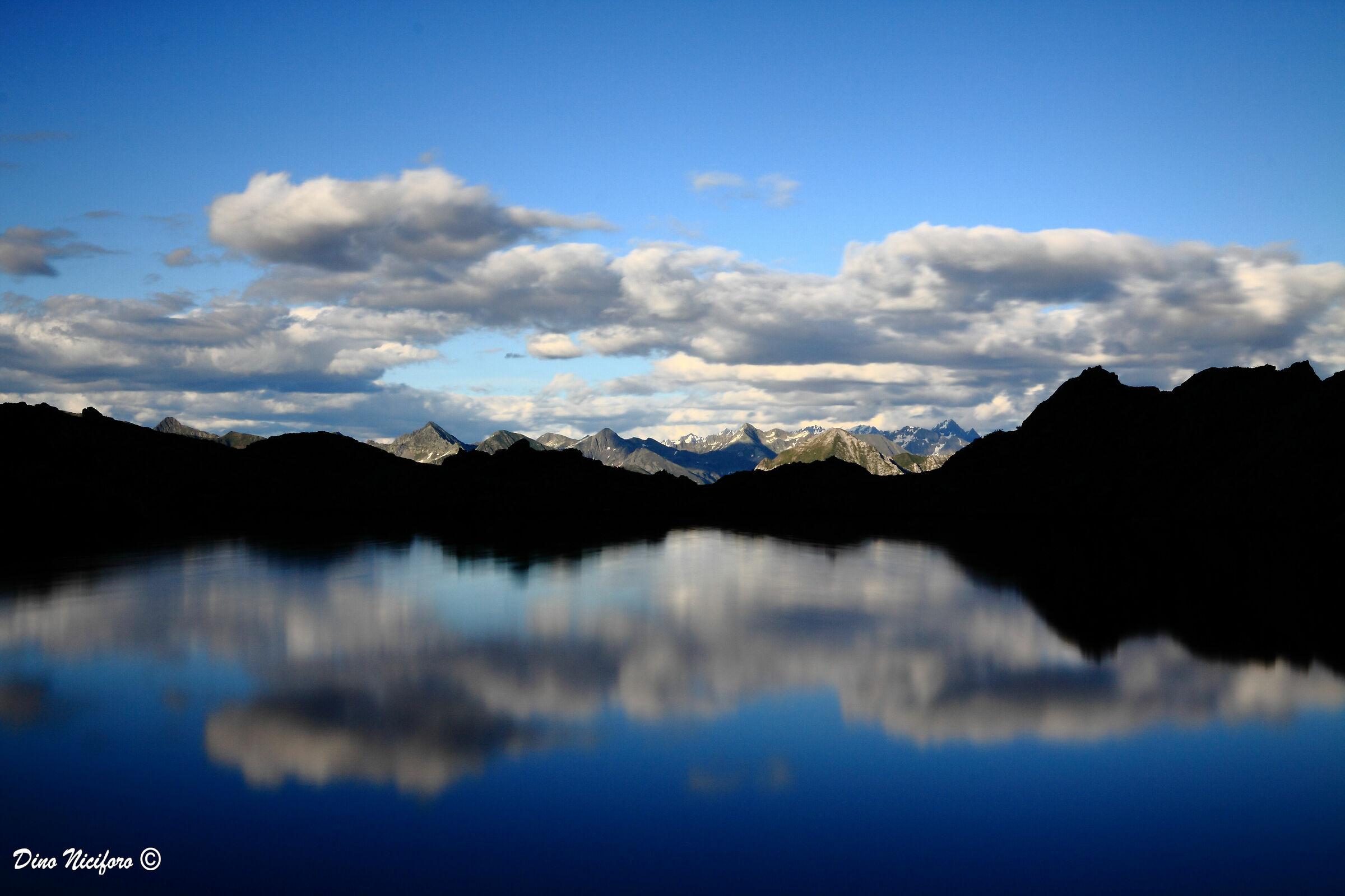 Blue hour Ponteranica Lakes