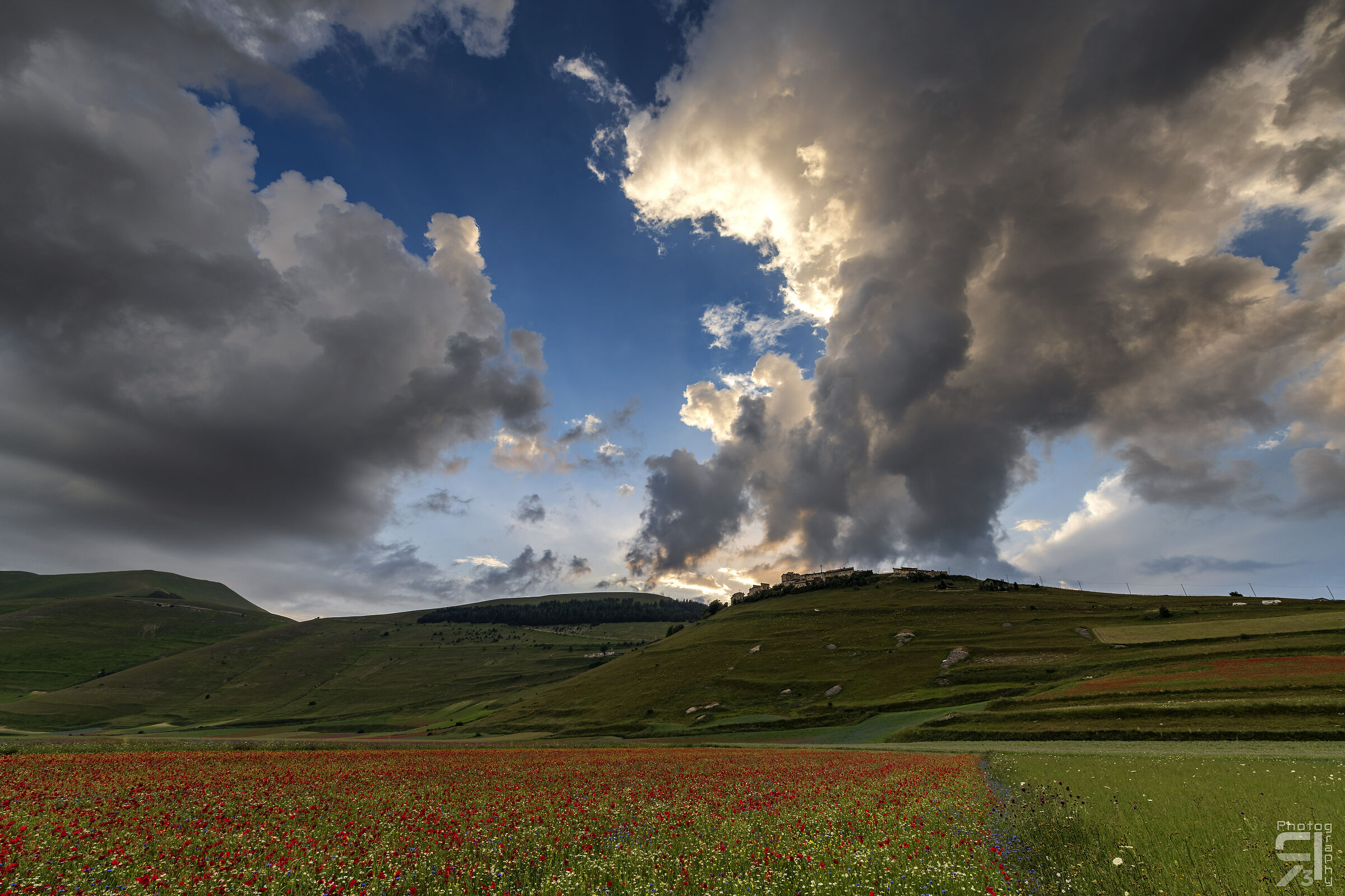 Castelluccio al tramonto