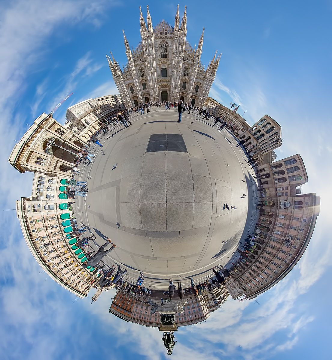 Little Planet - Milan - Piazza del Duomo