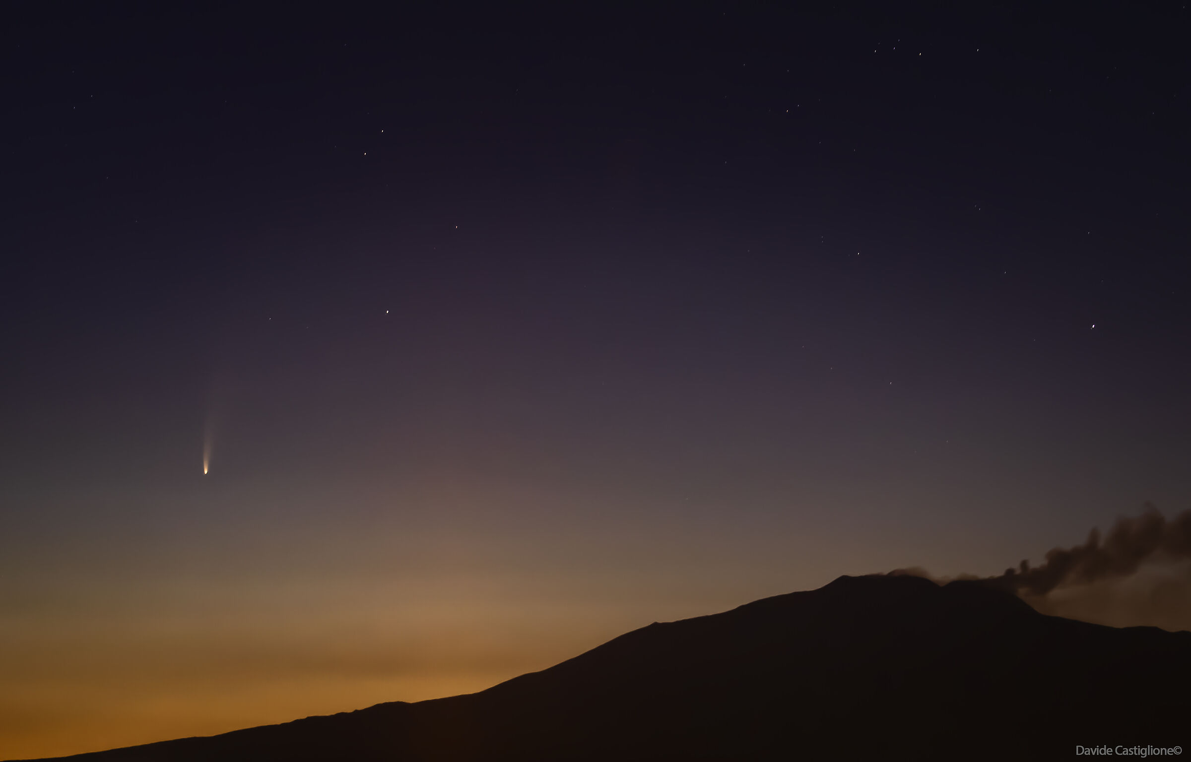 Il vulcano e la cometa