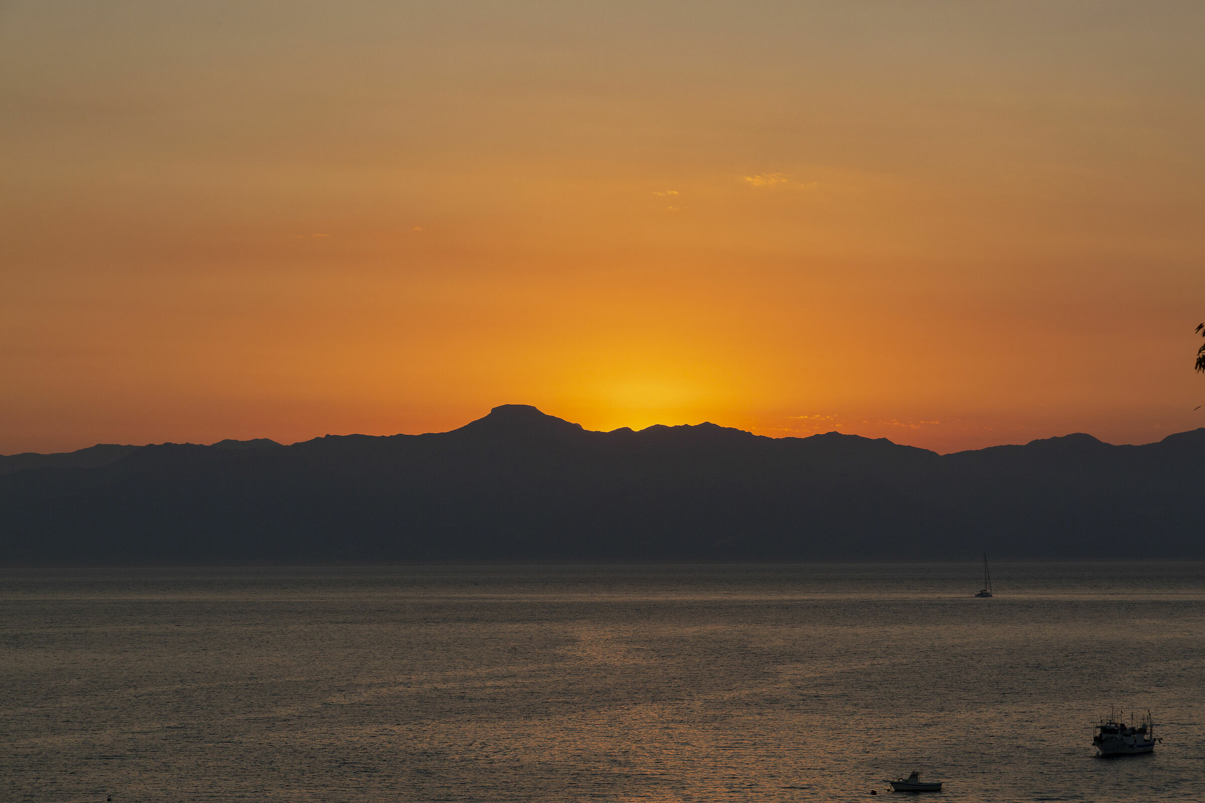 sunset from Lazarus