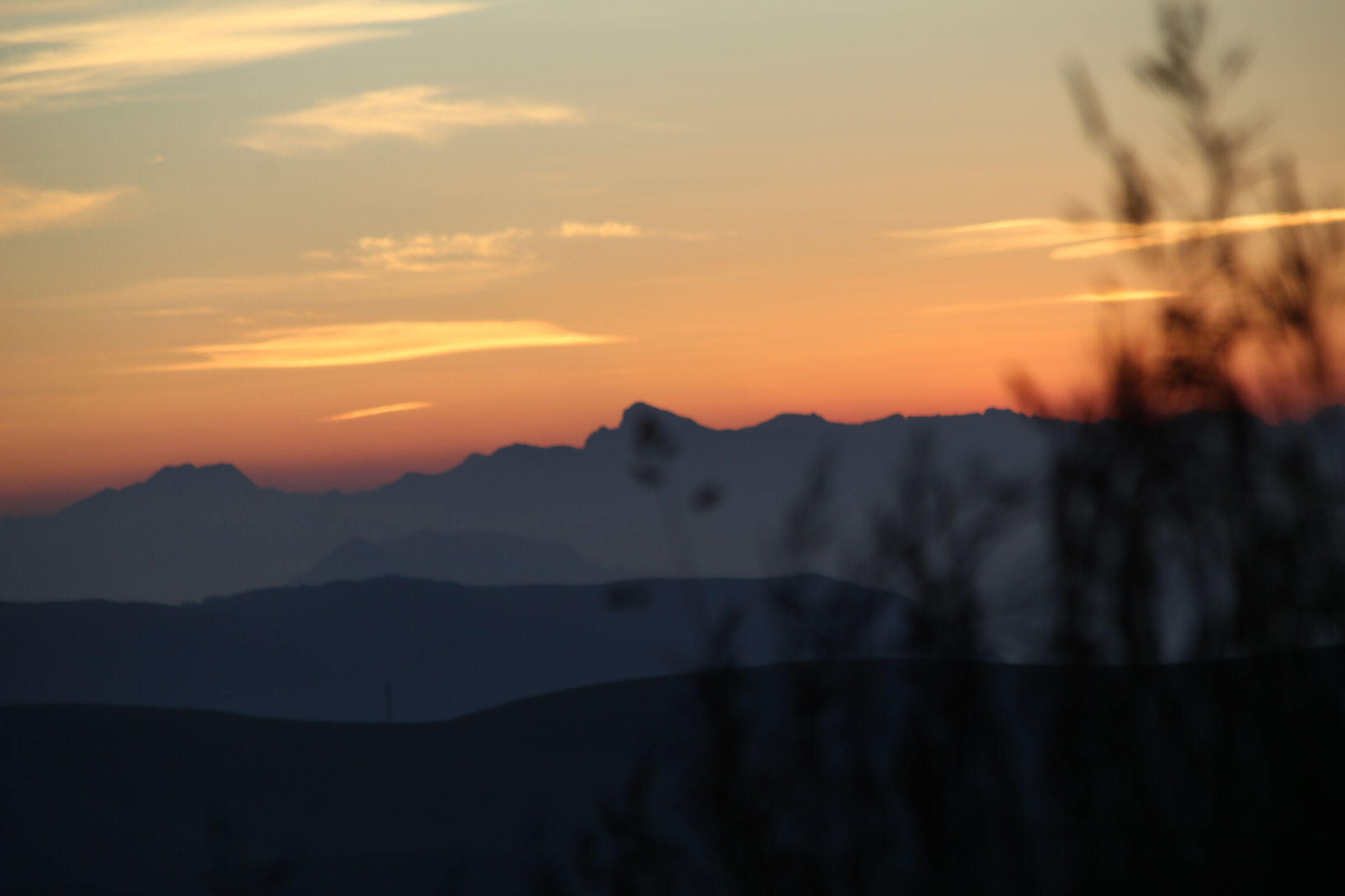 Tramonto in Lessinia