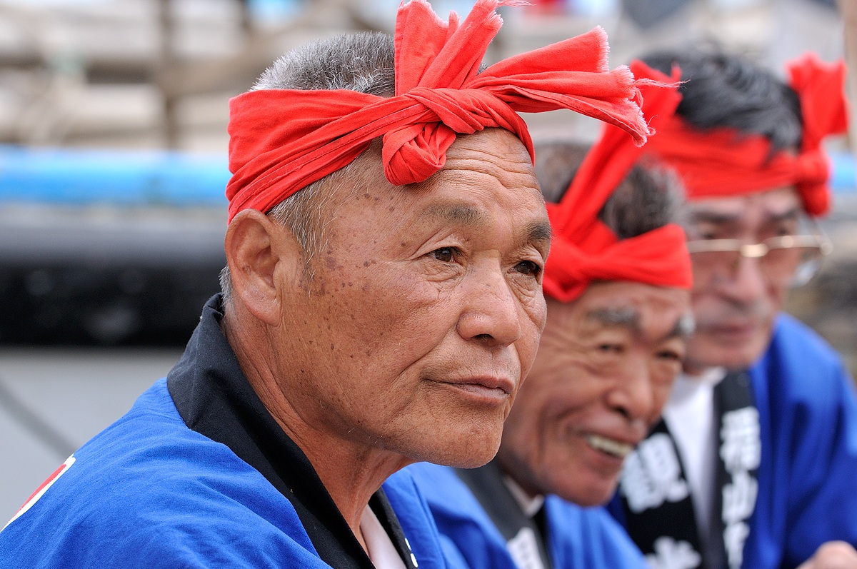 Fishermen in Miyajima