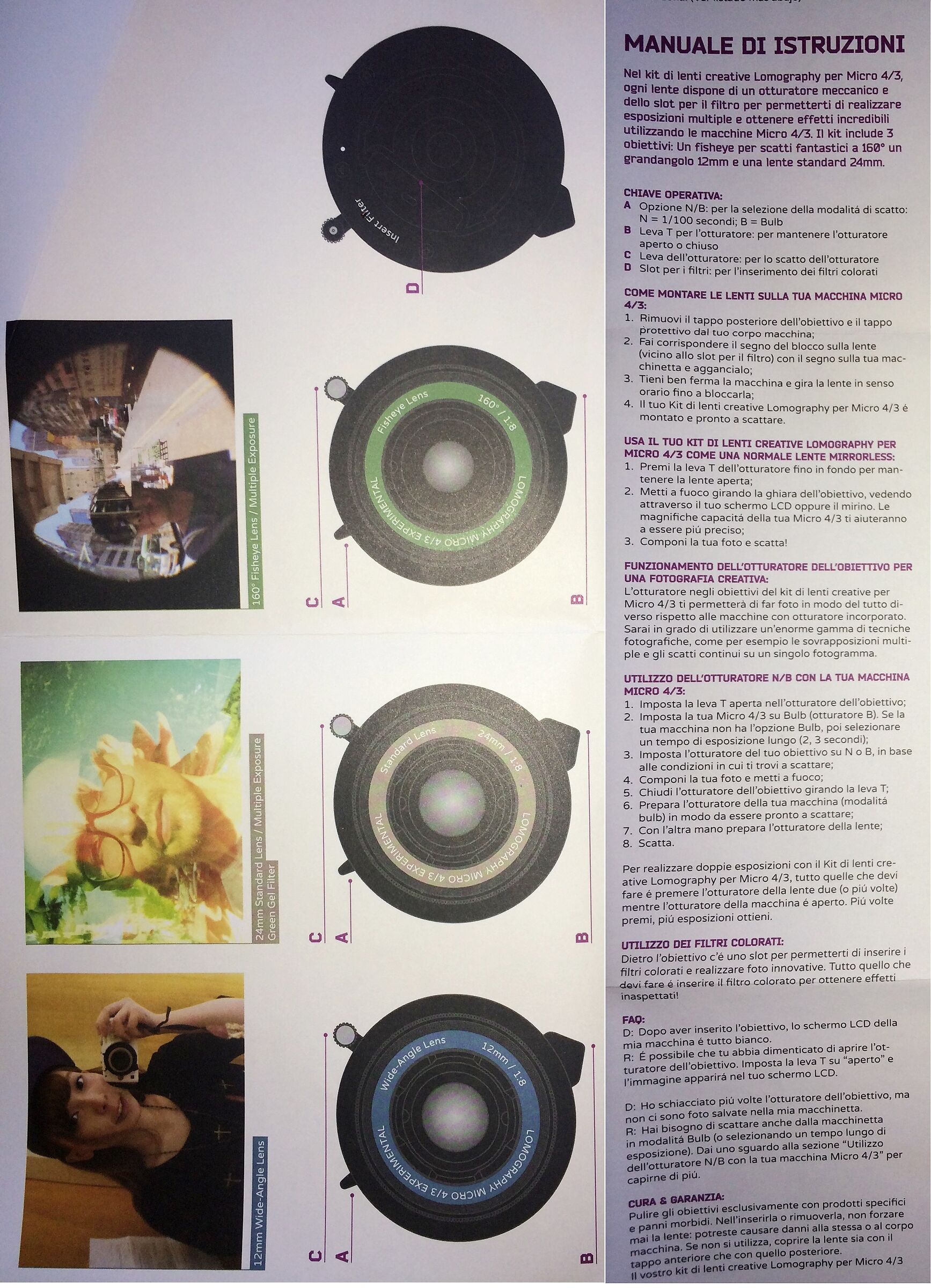 Lomography Experimental Lens Kit