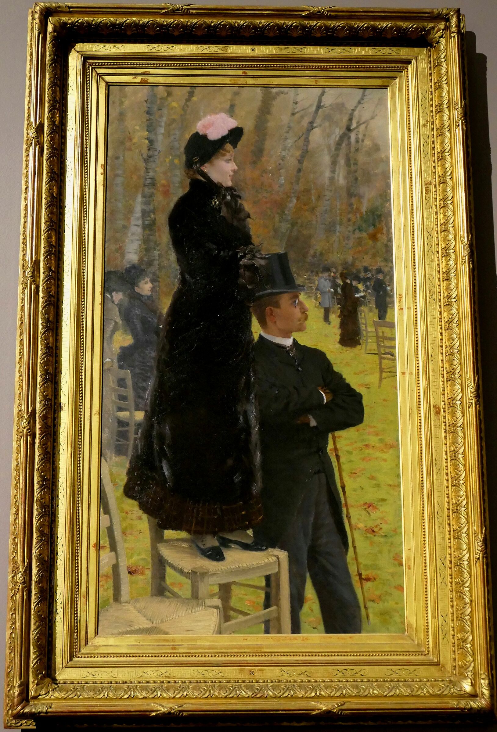 Giuseppe De Nittis "Alle corse di Auteil"