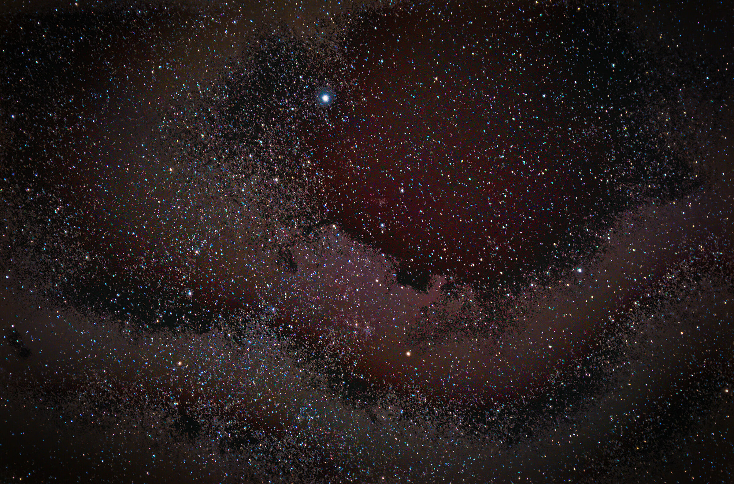 Deneb, NGC7000 North America Nebula and surrounding