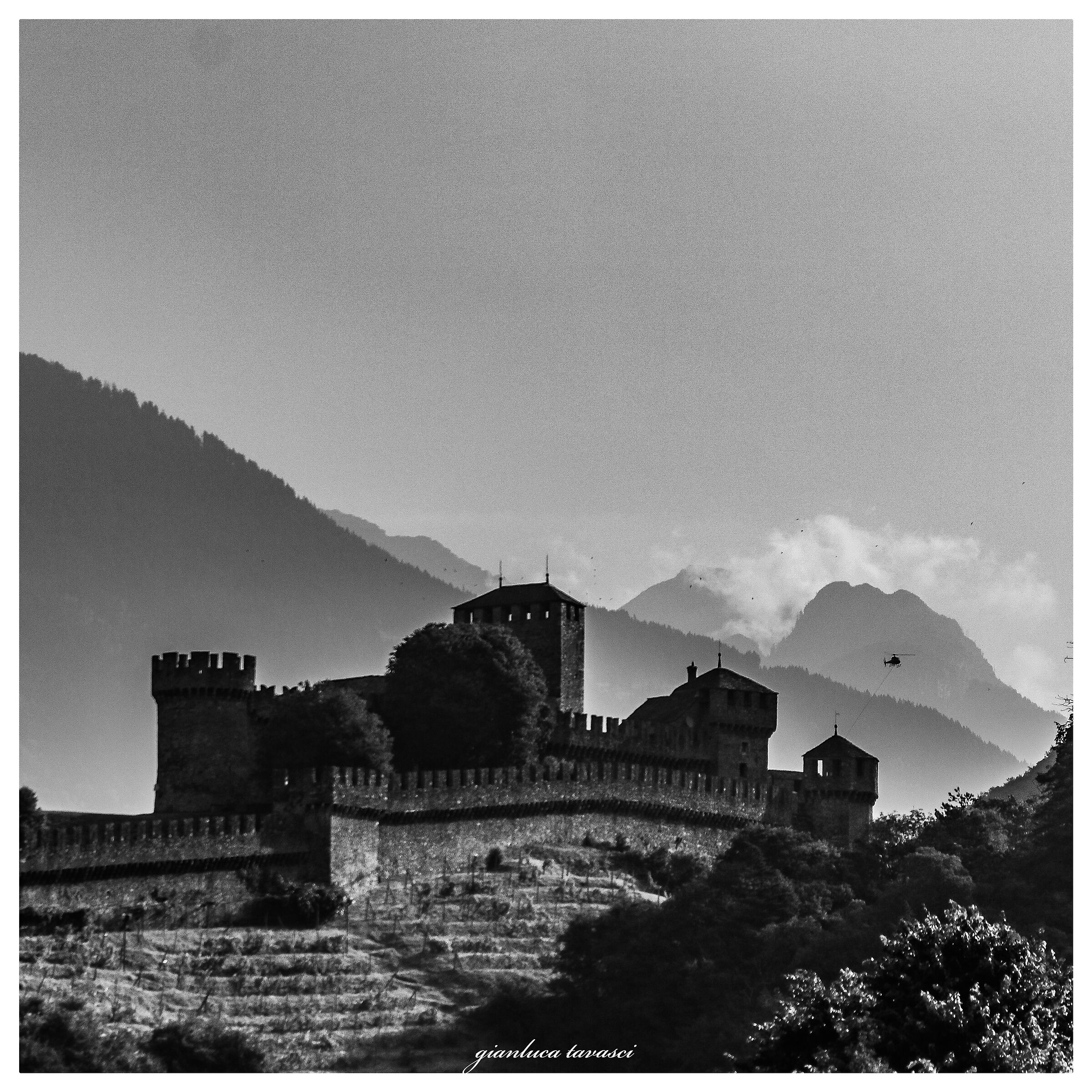 Castello di Montebello al mattino