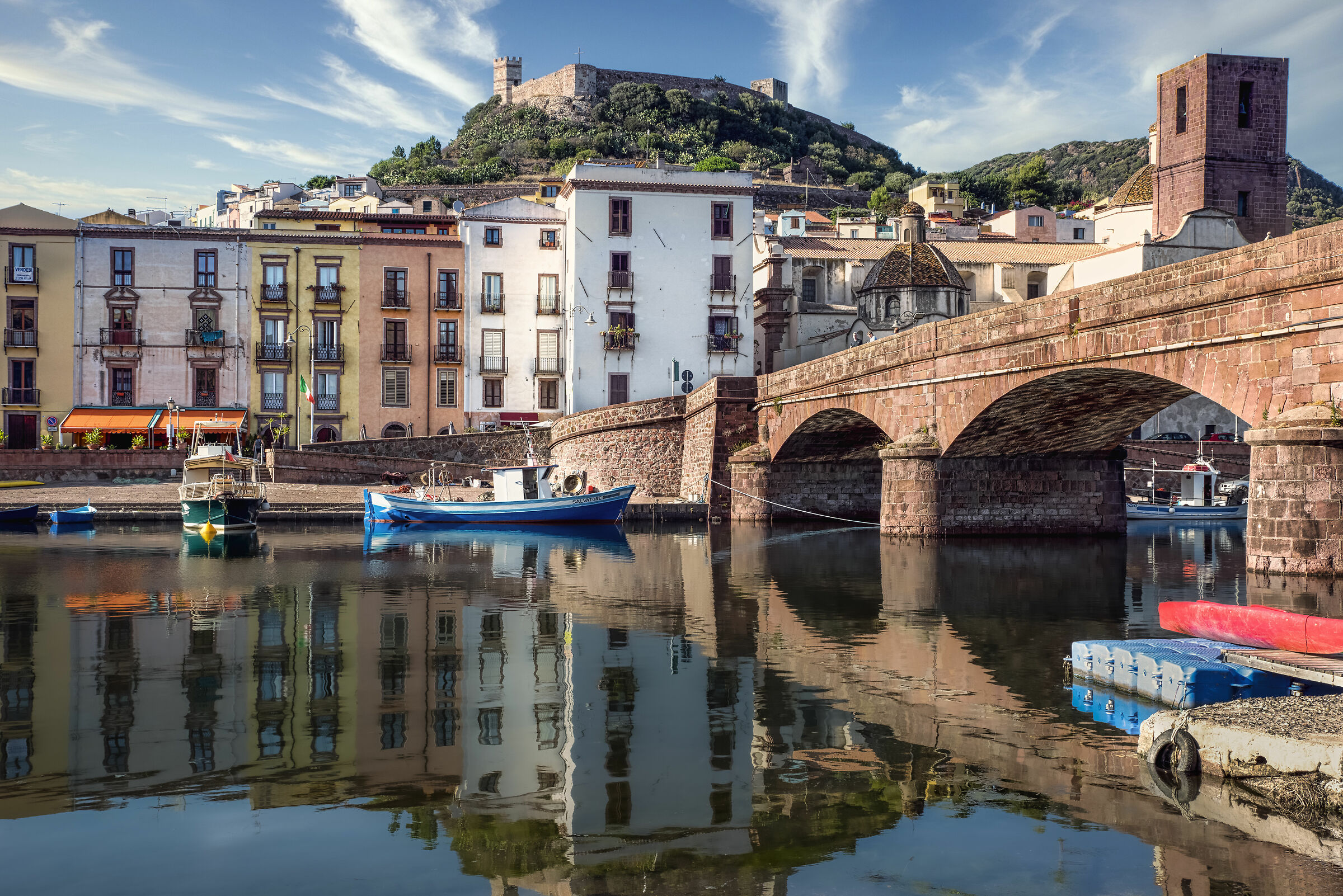 Bosa, a city full of colours