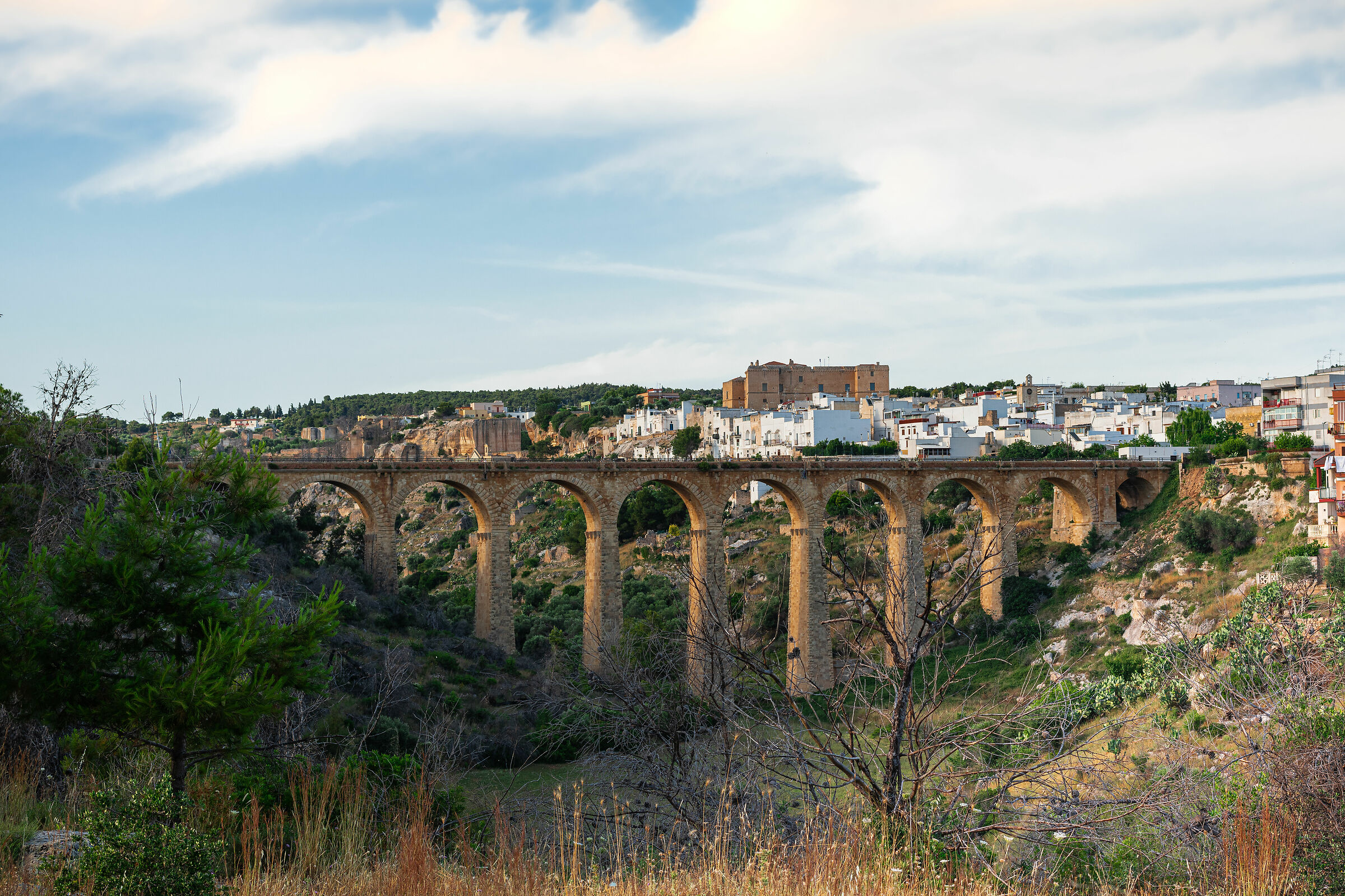 Palagianello - Gravina, bridge and castle