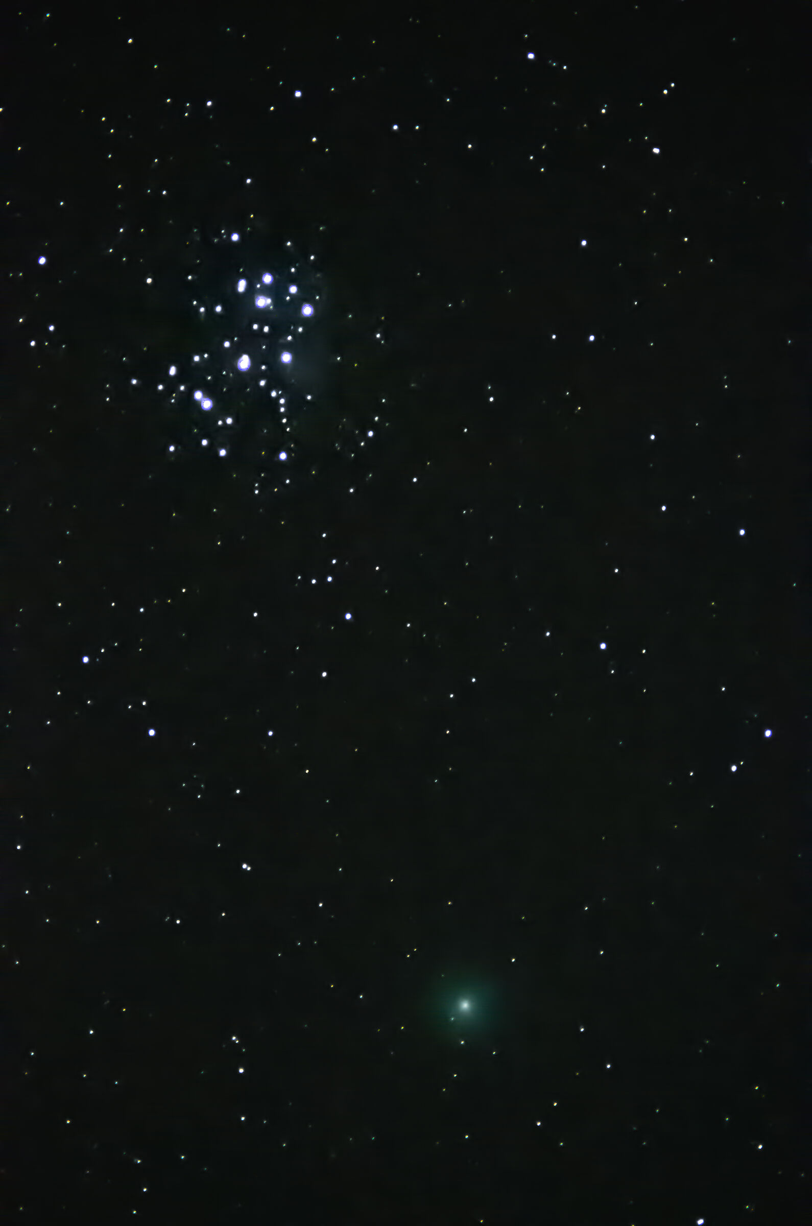46pWirtanen and Pleiades