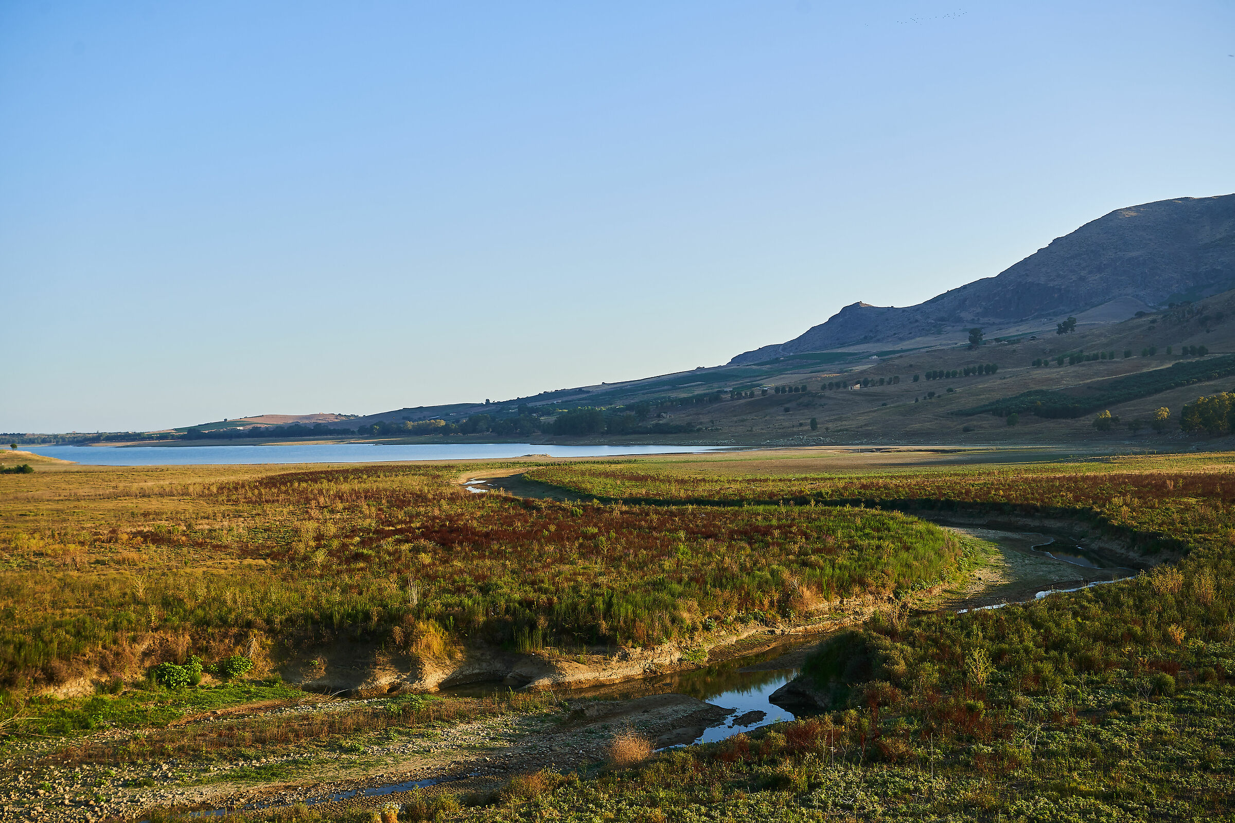 Una mattina d' estate: lago Poma