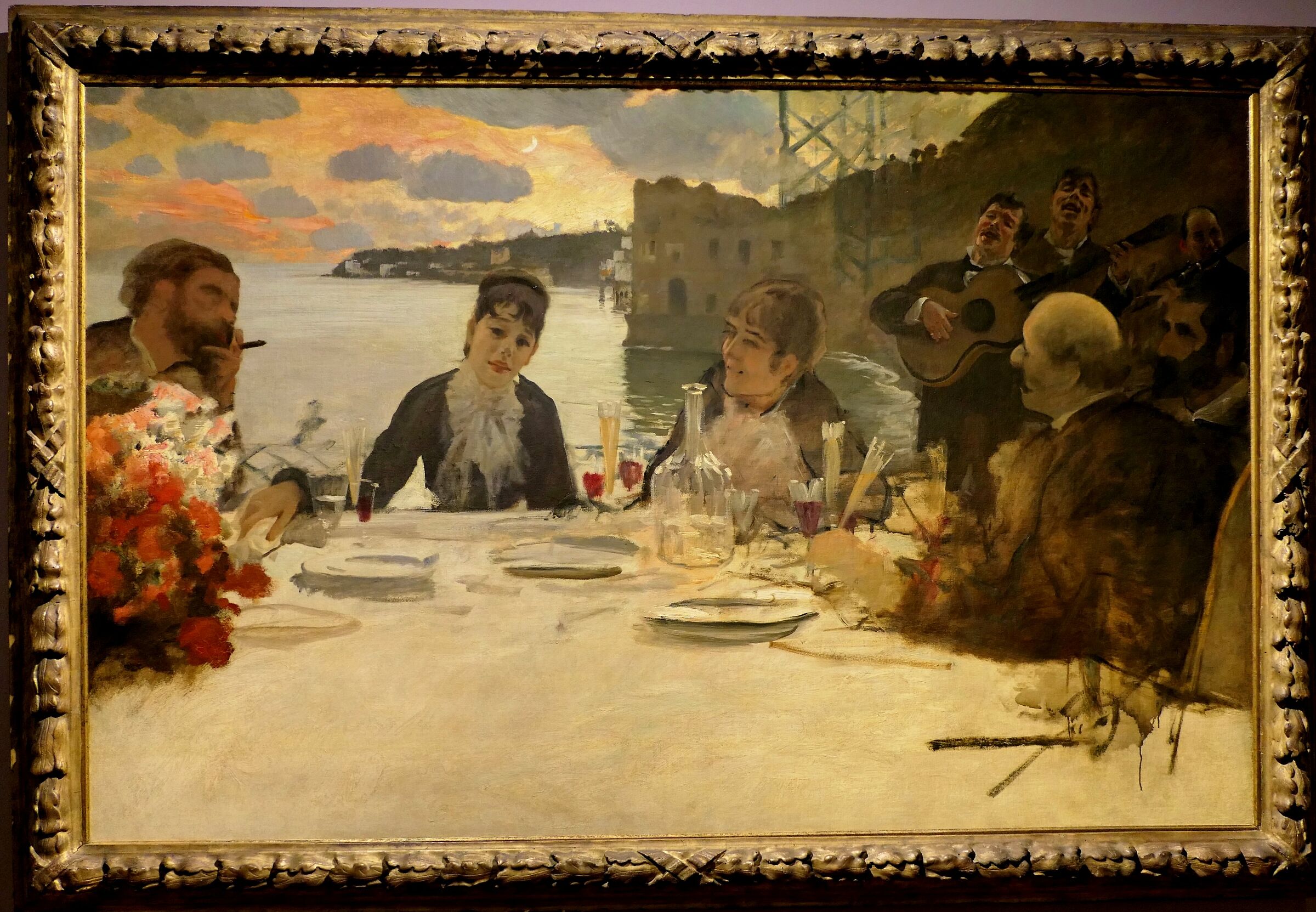Giuseppe De Nittis "Pranzo a Posillipo"