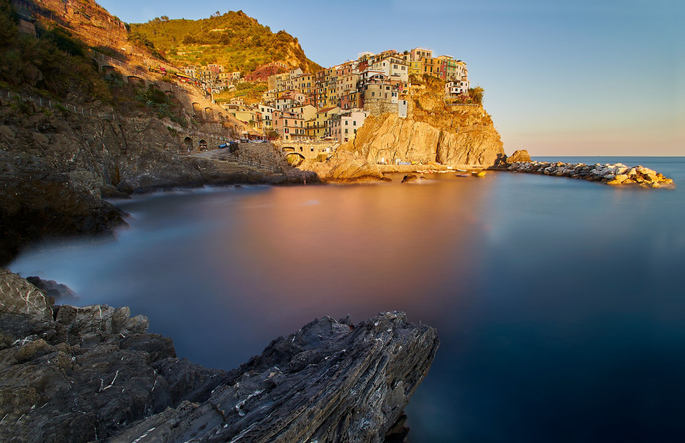 Manarola al tramonto