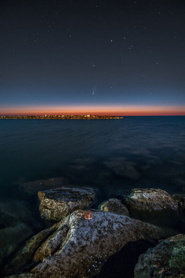 Comet C/2020 F3 Neowise on Adriatic 2