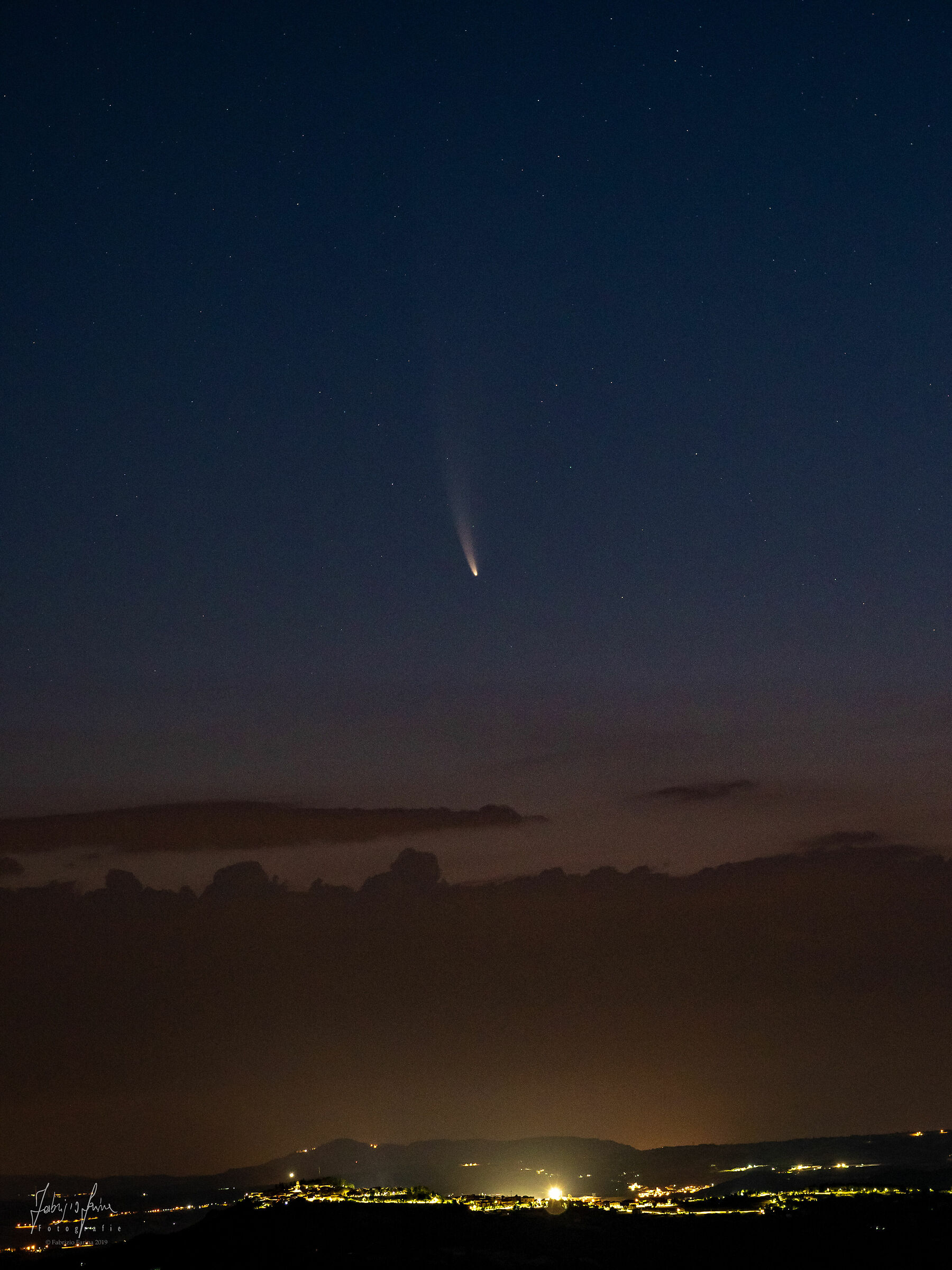 Neowise dal Santuario di Montella (av)