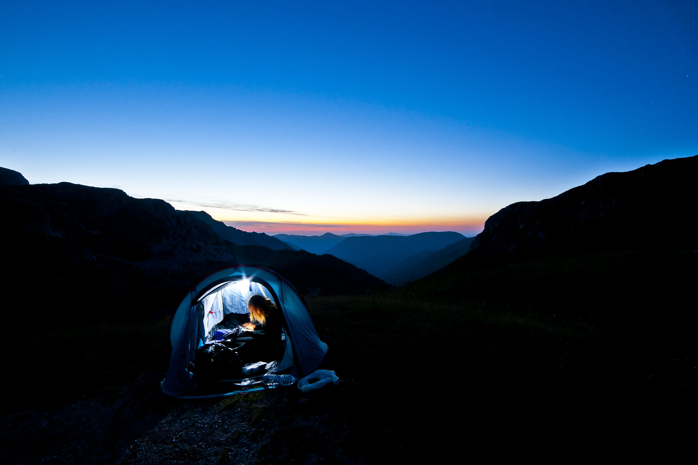 waiting for the dark