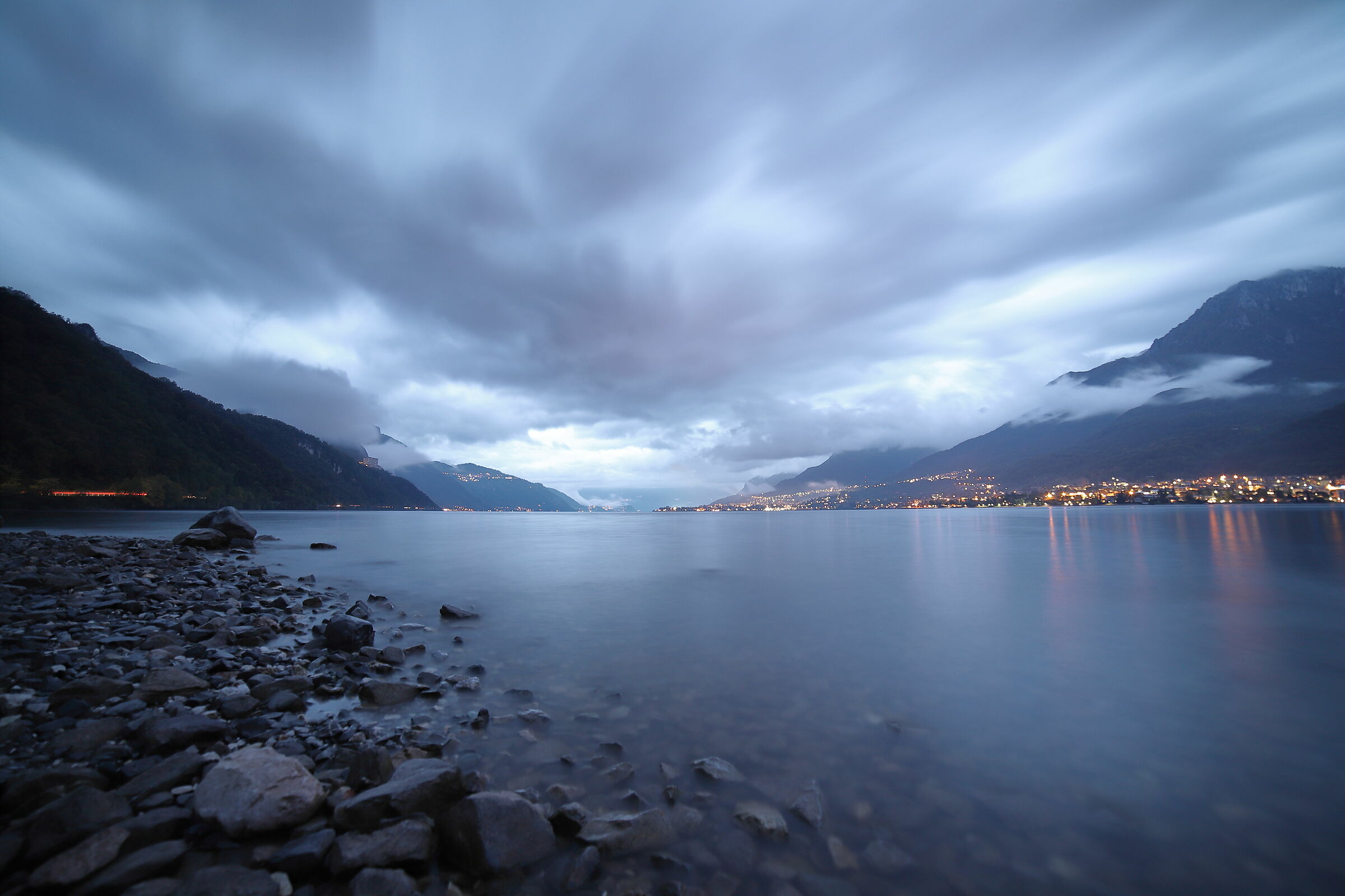 Dervio Lake Como River Adda