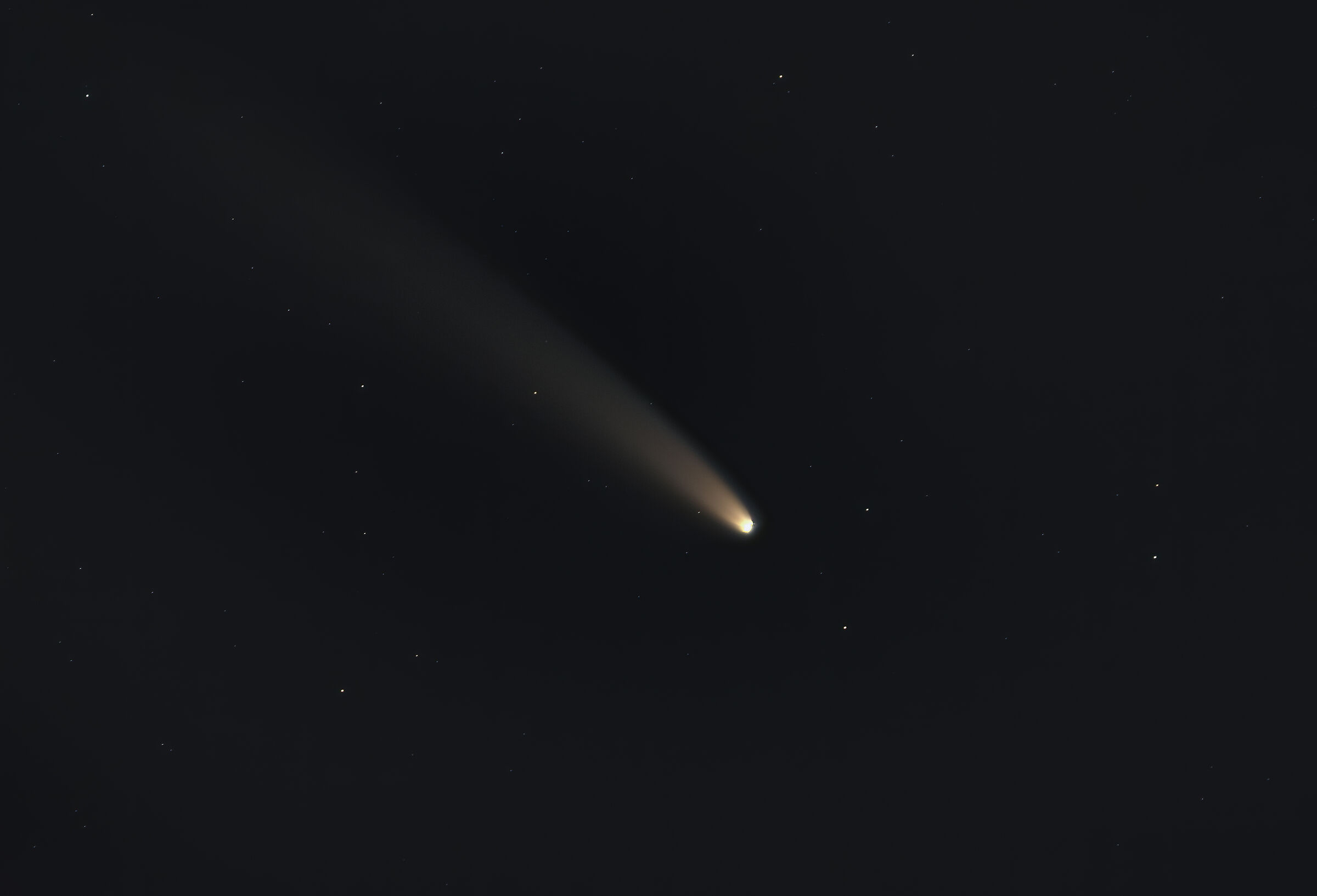 Comet Neowise C/2020 F3 at sunset July 12