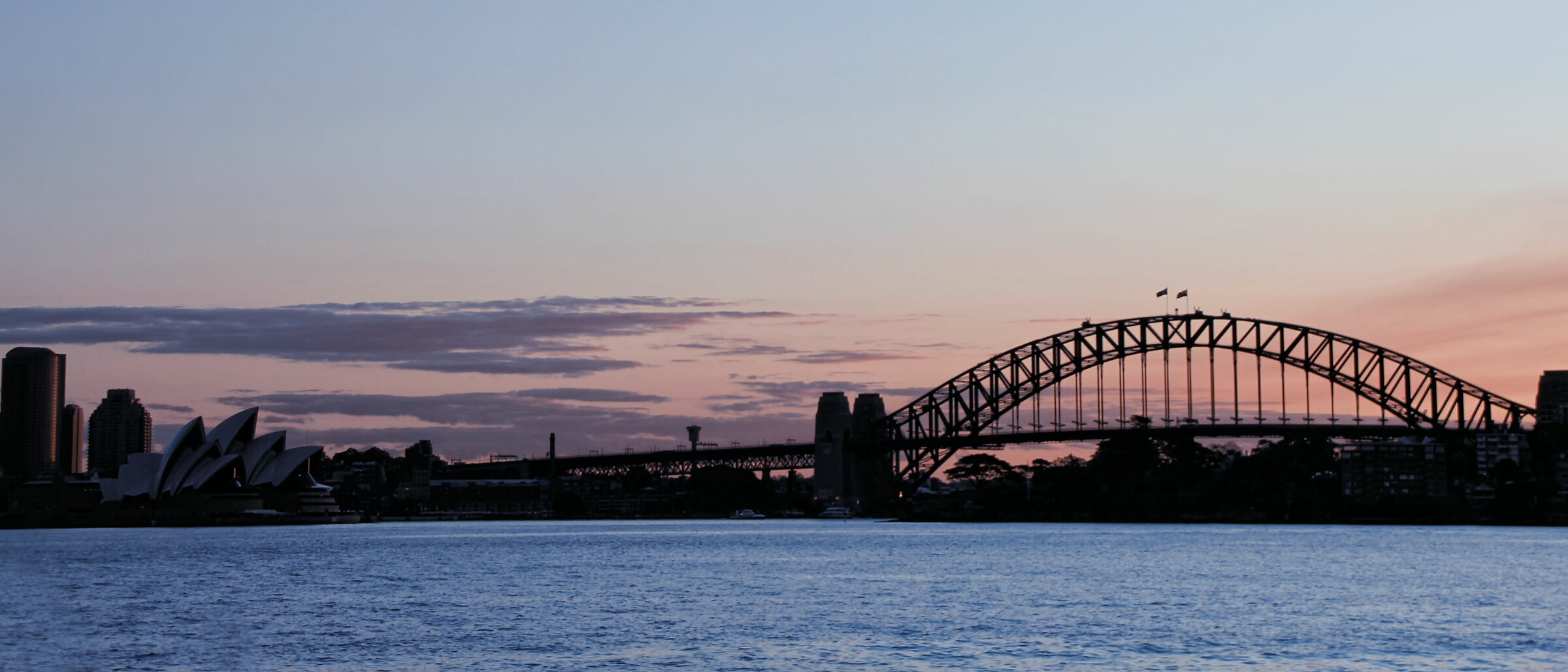 Blue Hour in Sydney Harbour
