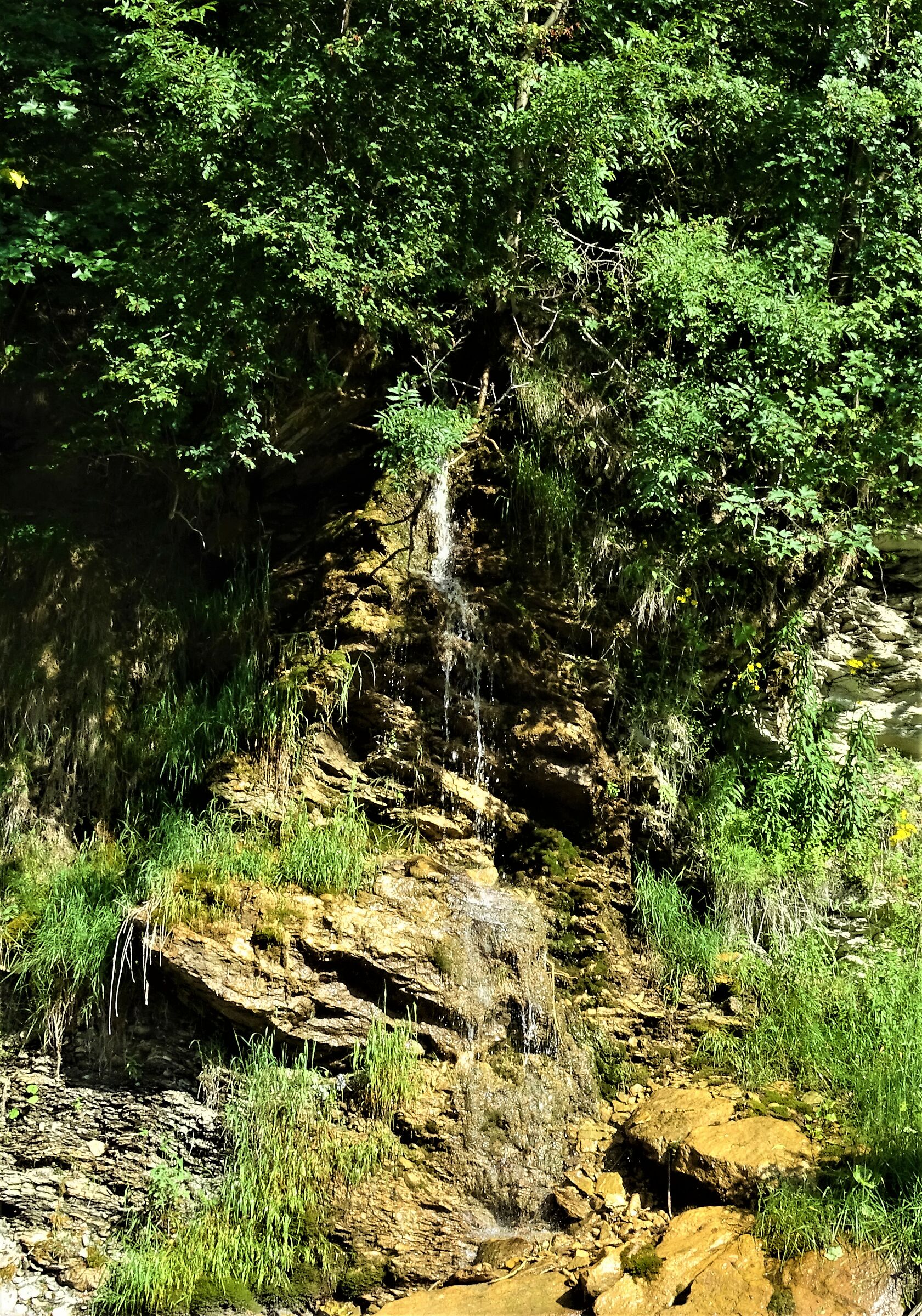 Mountain waterfall...