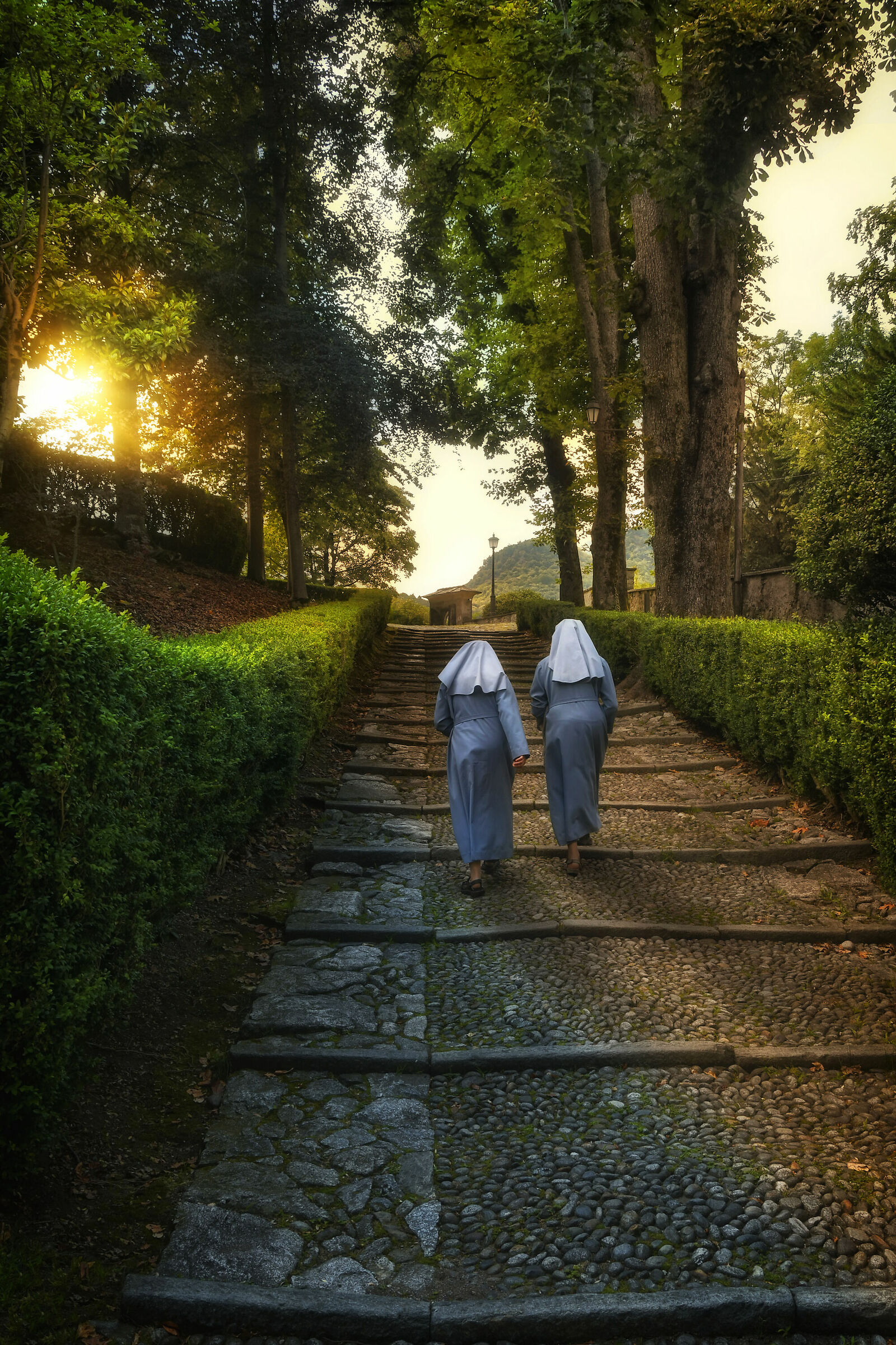 Come on Sister, we're late for vespers!