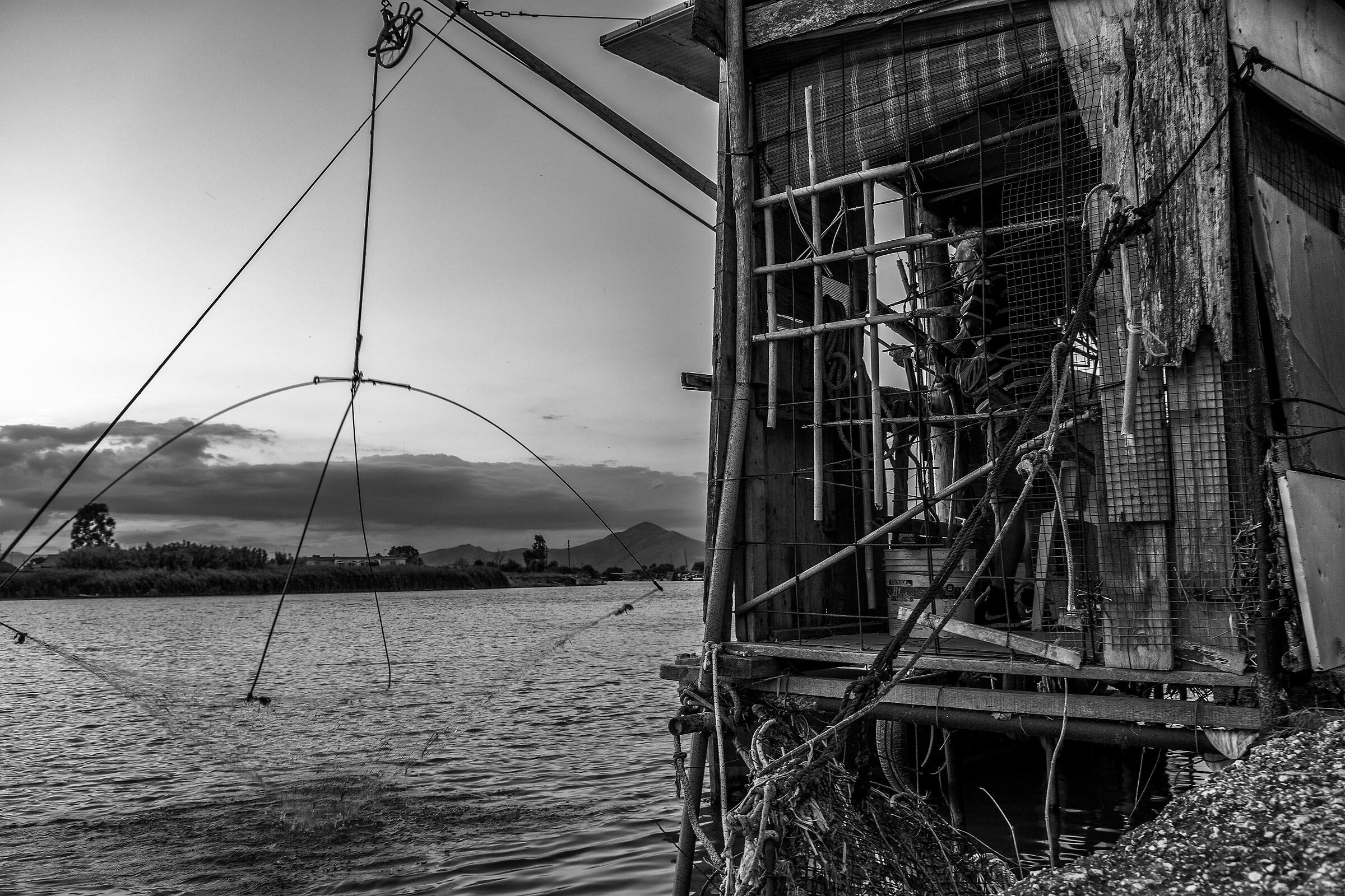 Il trabocco sul Volturno