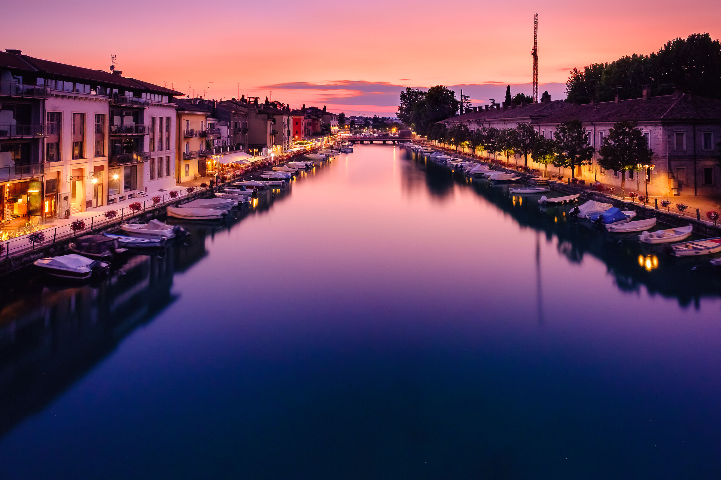 Peschiera del Garda tramonto