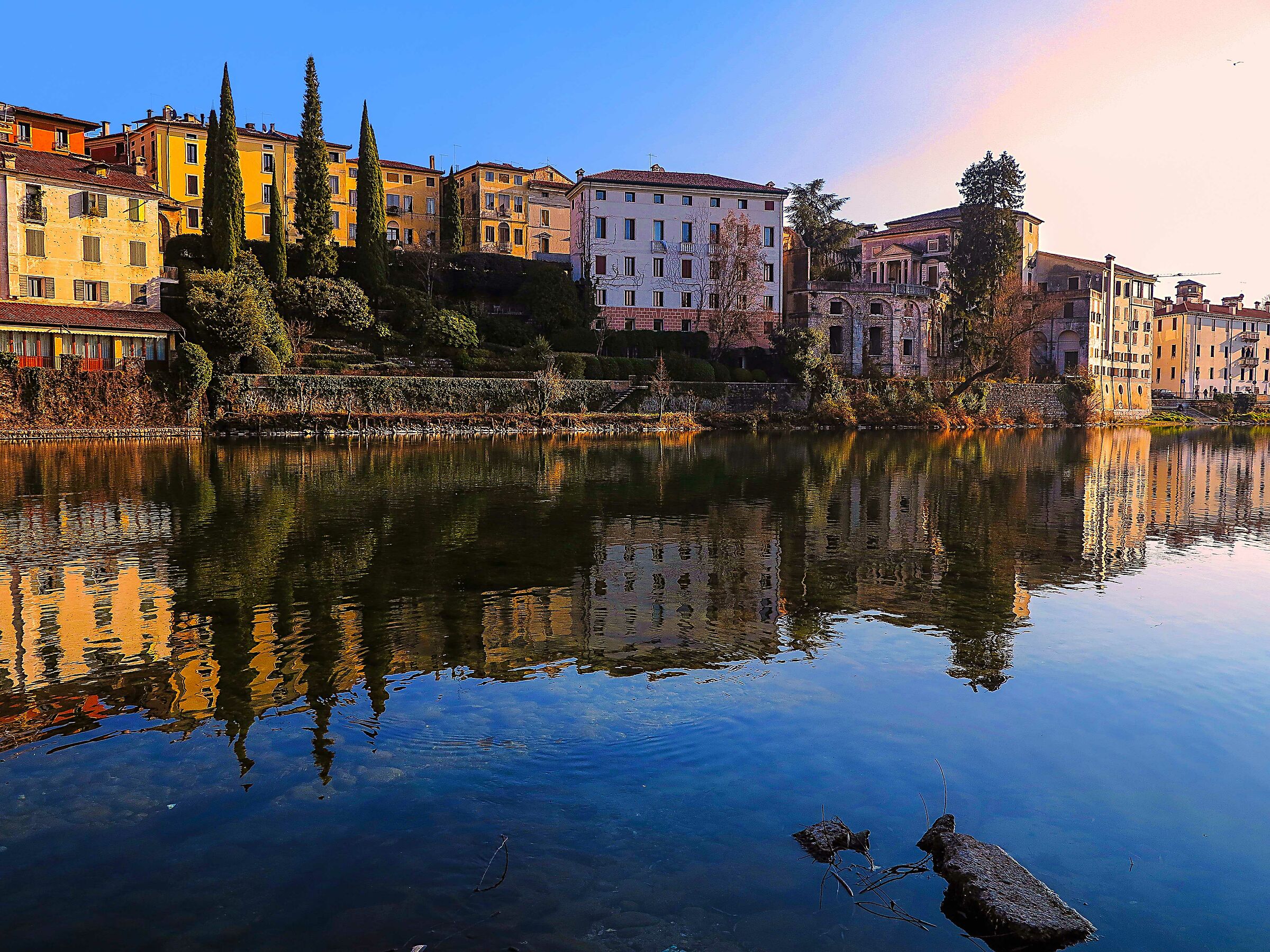 The Brenta River in Bassano