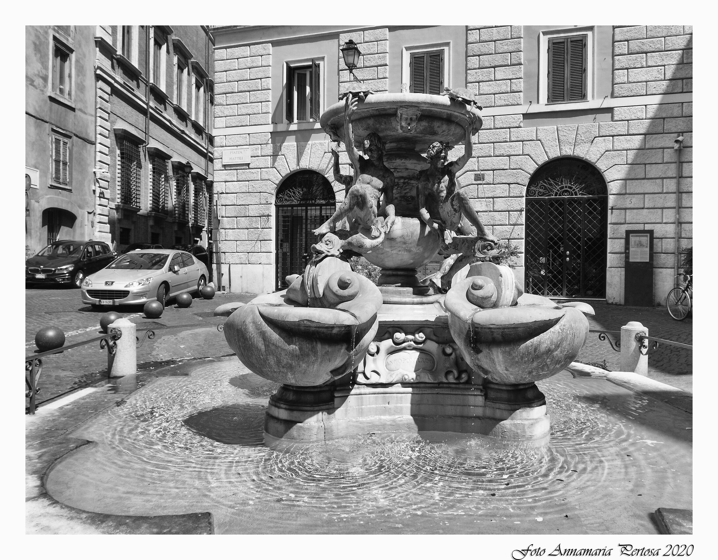 In Rome, the Fountain of The Turtles