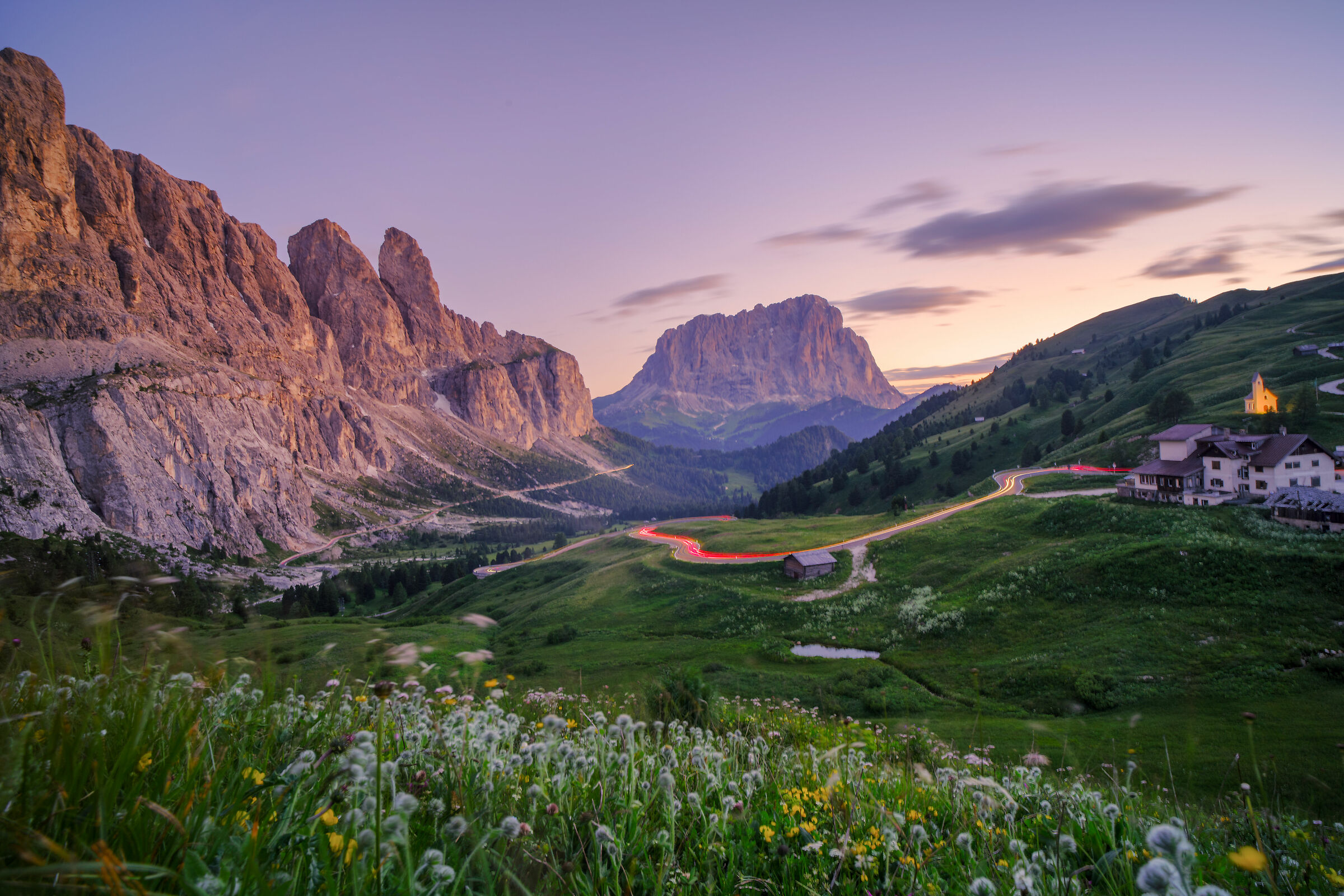 Scende la sera sul Passo Gardena #2