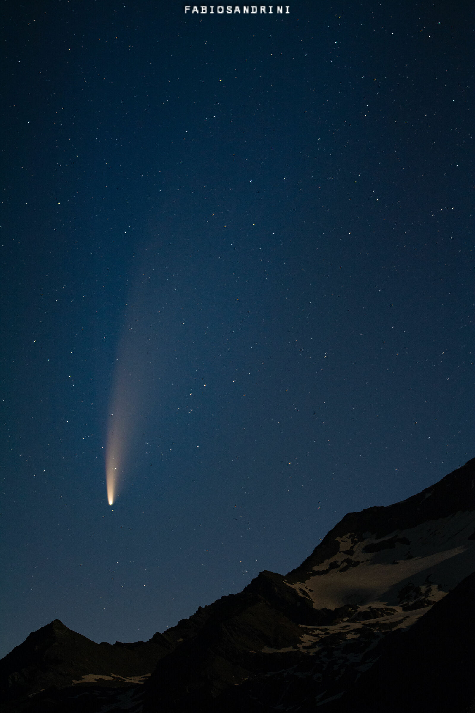 Cometa Neowise e Tresero