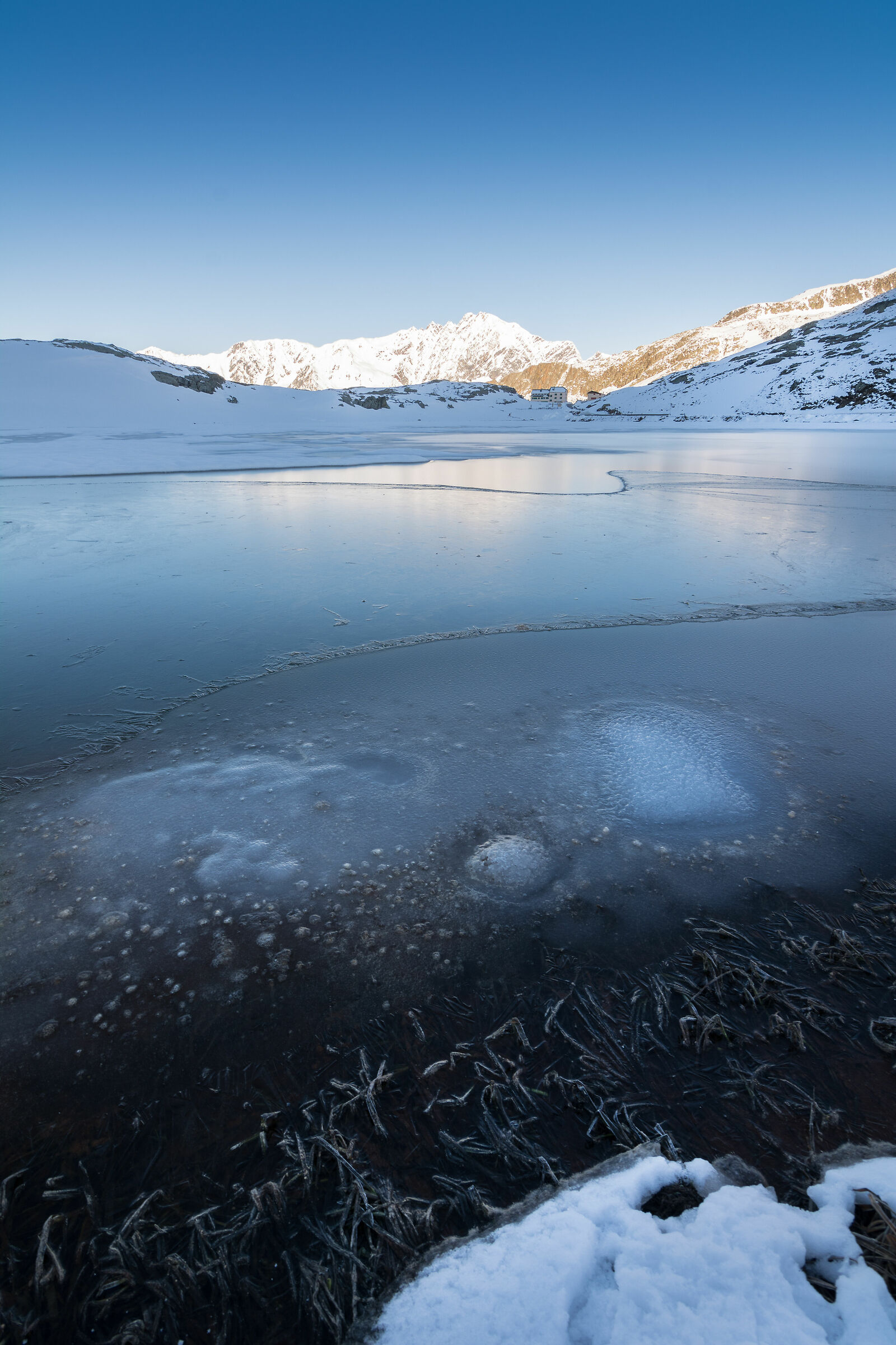 Frozen White Lake