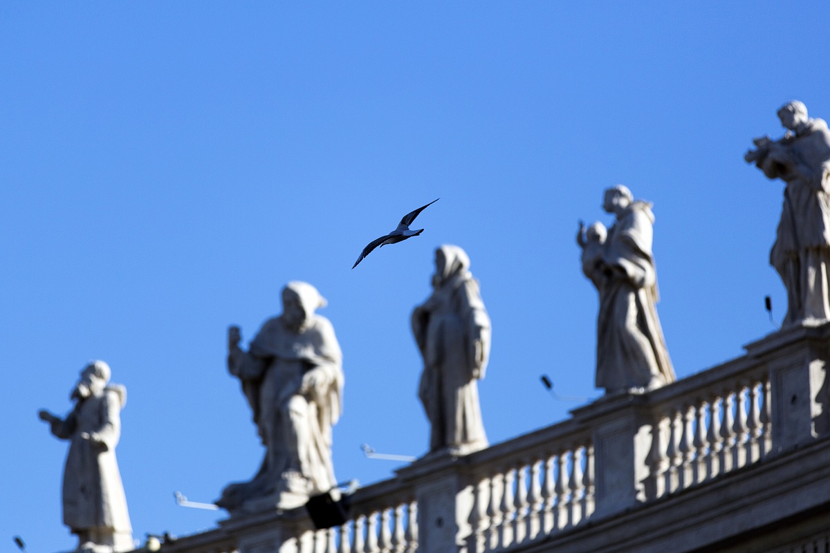 Rome colonnade of St. Peter