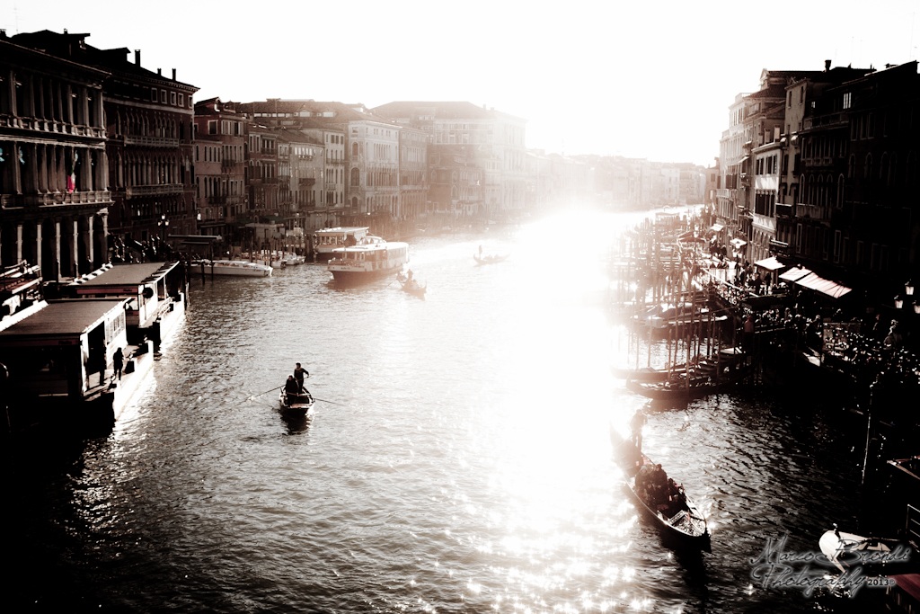 Canale in controluce