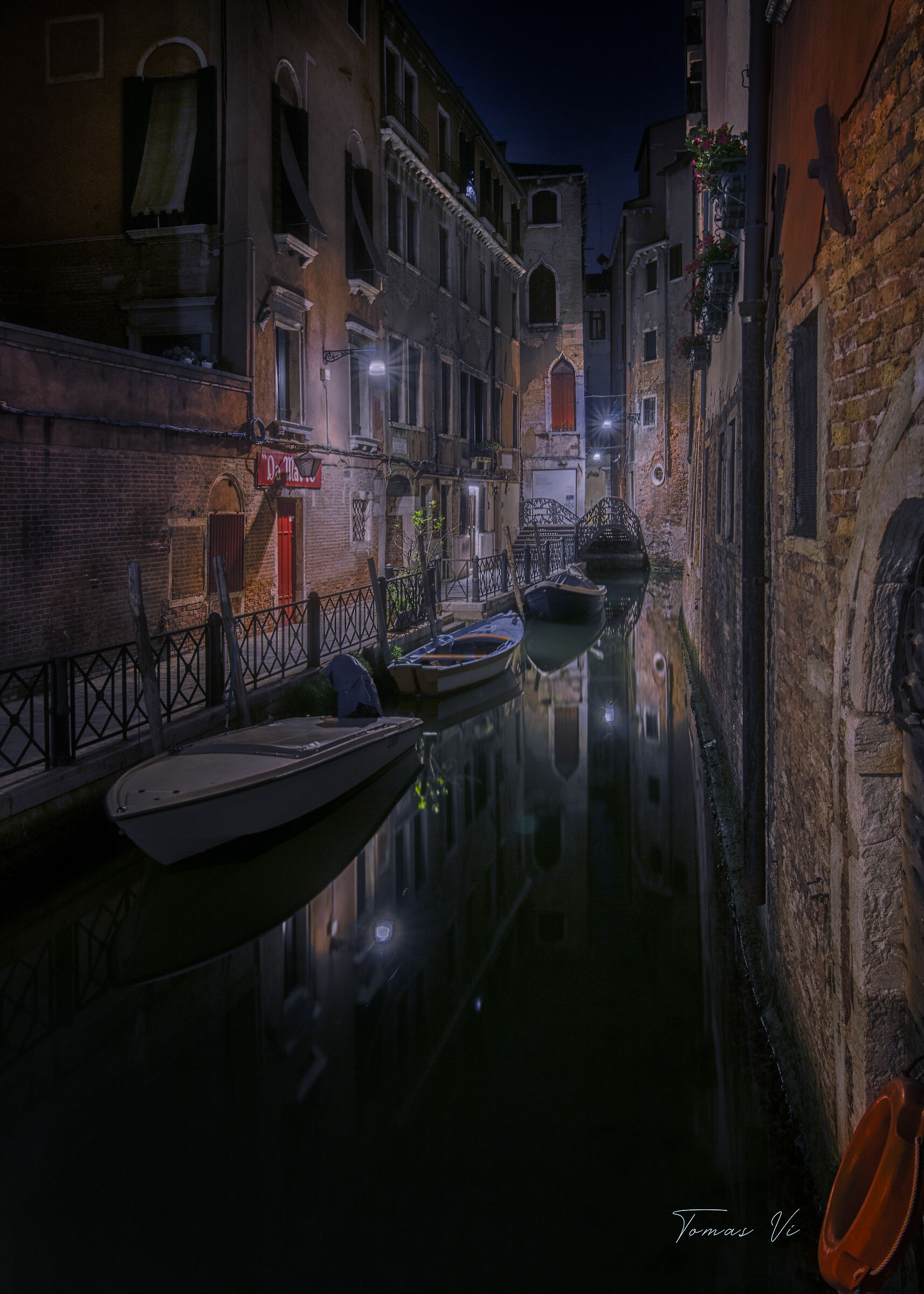 Venice dream in the evening