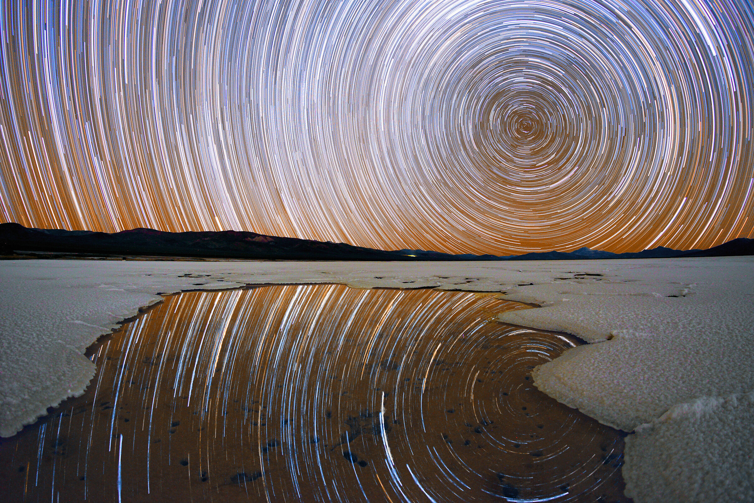 Startrail from Heaven