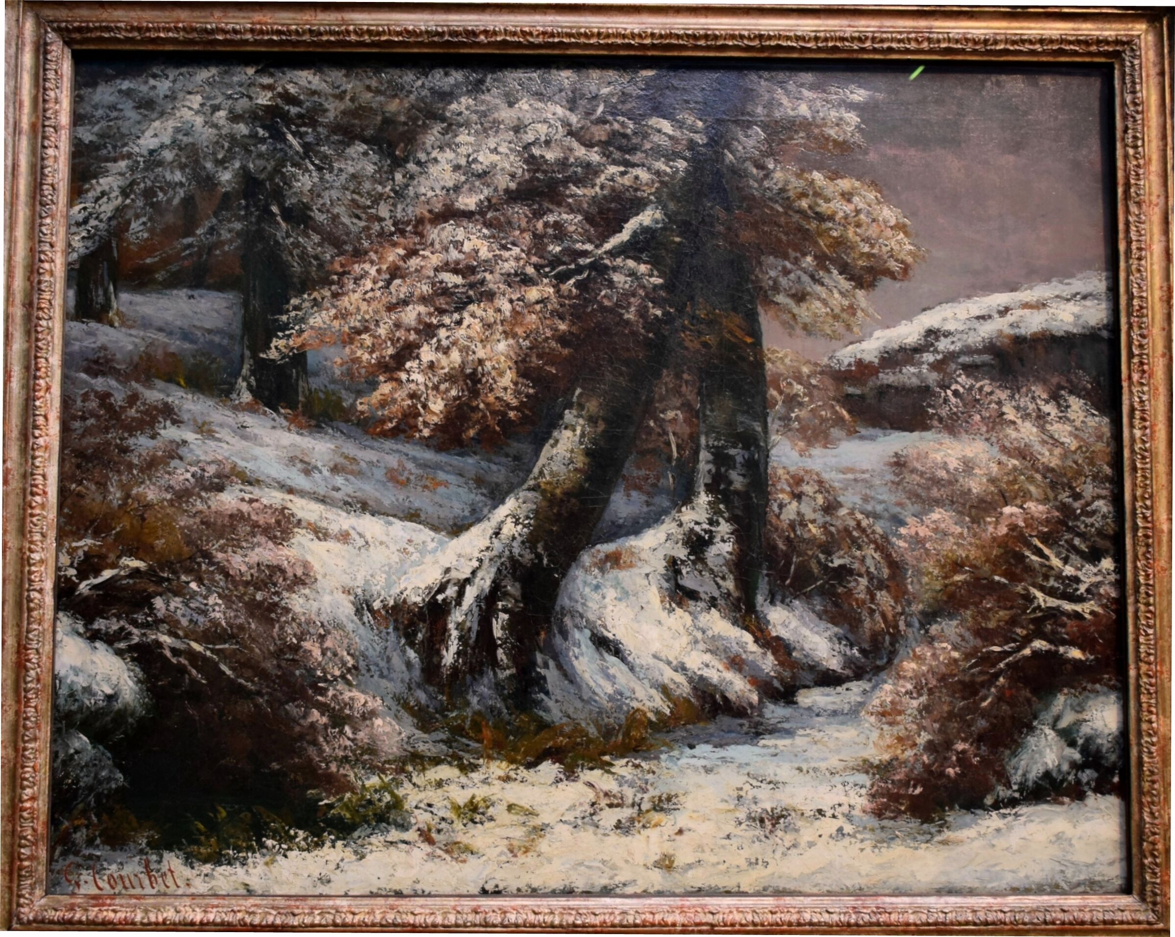 Scottish National Gallery - Courbet "Alberi innevati&qu...