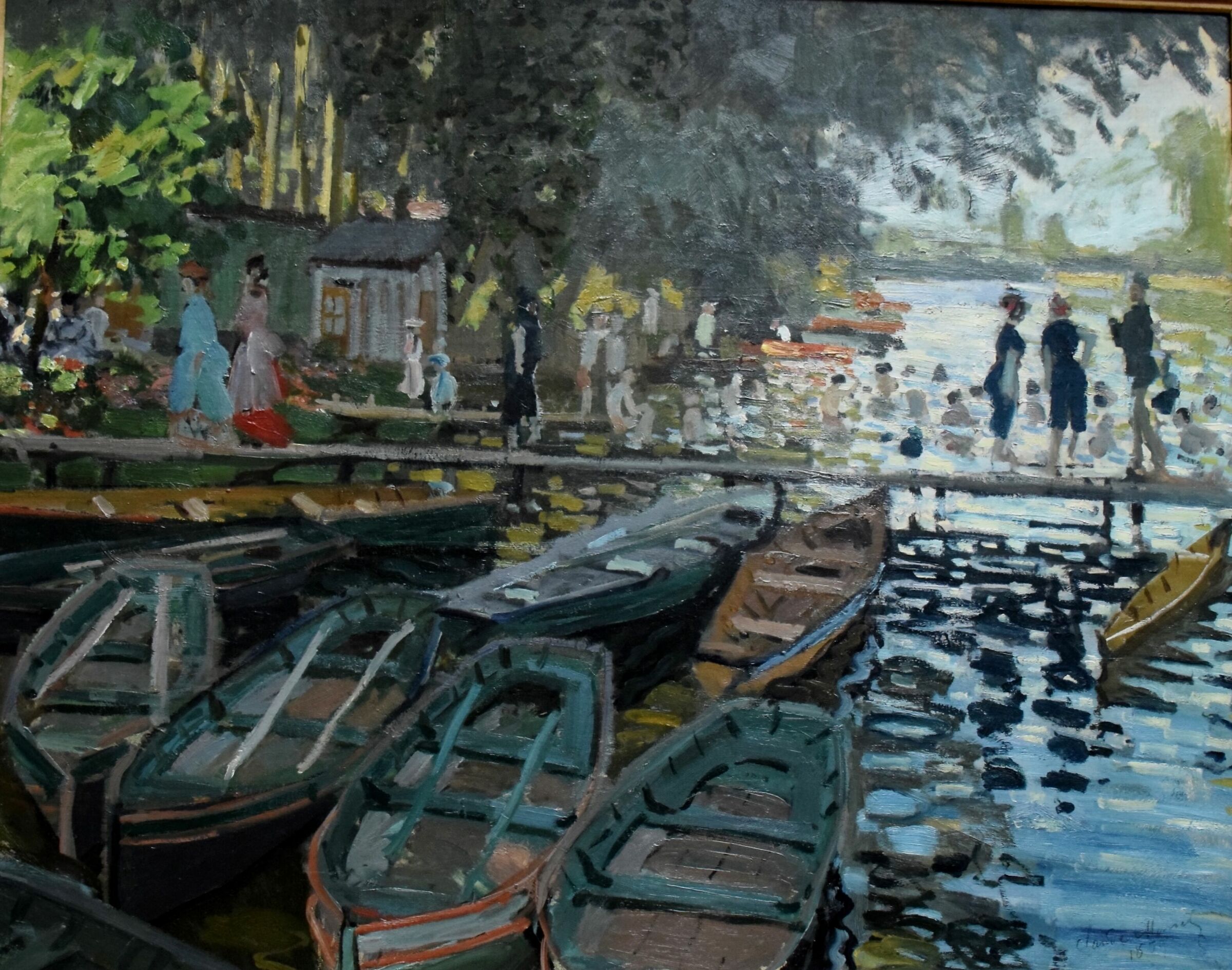 Claude Monet "Barche alla Grenouillère"