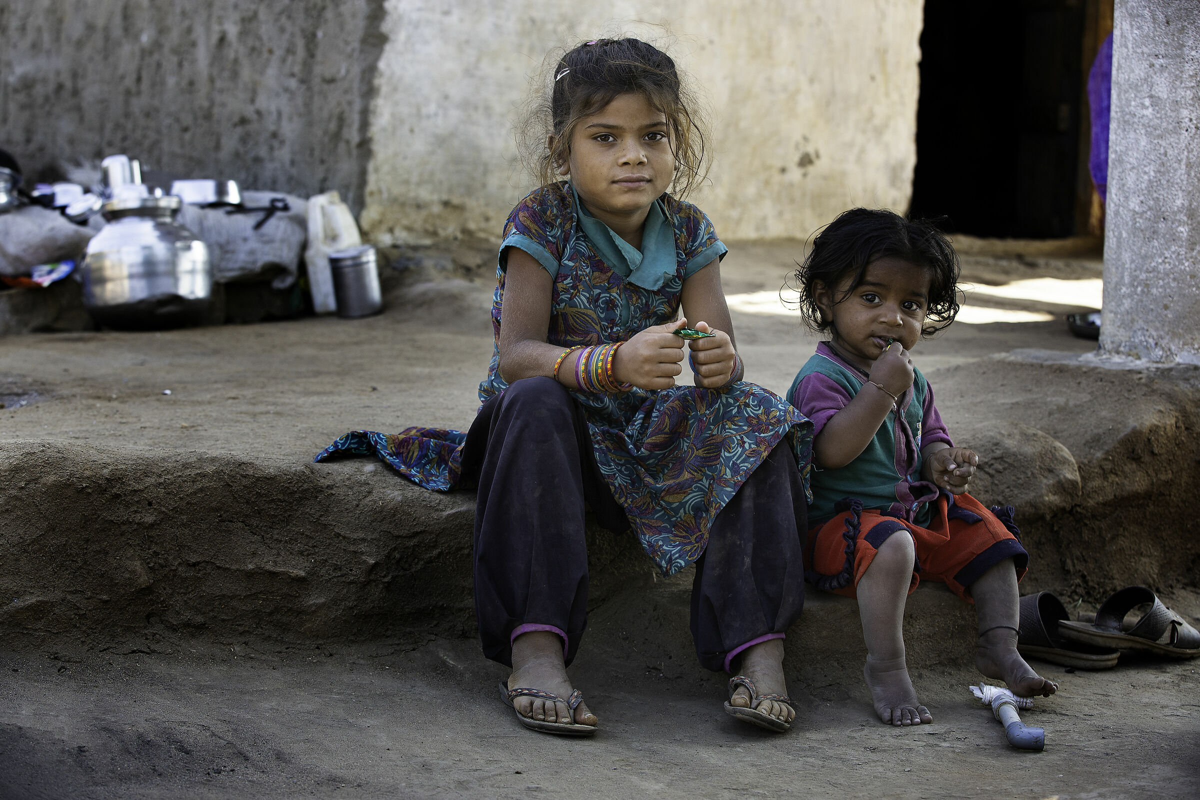 Rajstan  ritratto ambientato bimbi