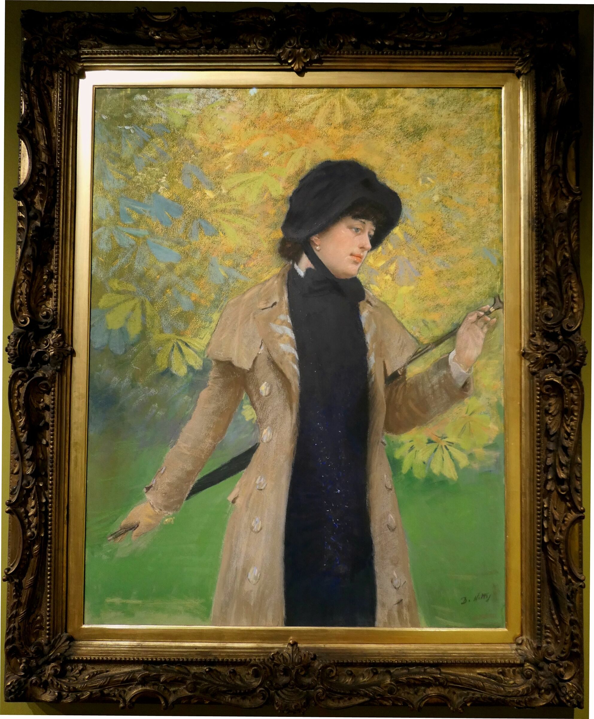 Giuseppe De Nittis "La Signora con l'Ulster"